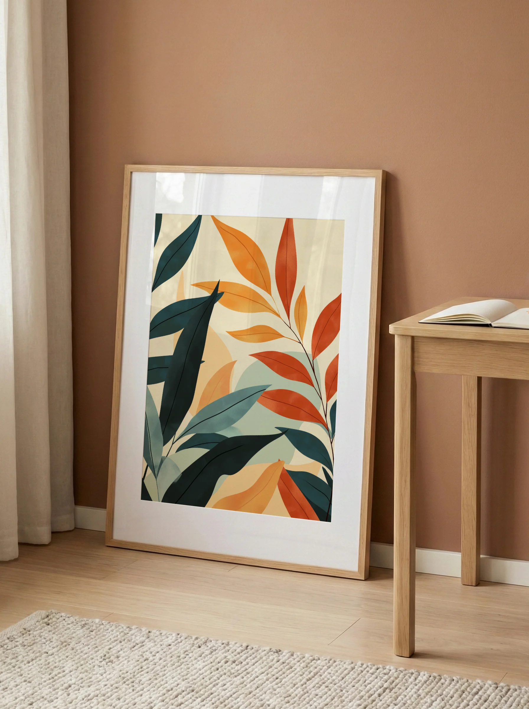 Plakat Abstrakcja Botaniczna Nr. 1 - obrazek 2