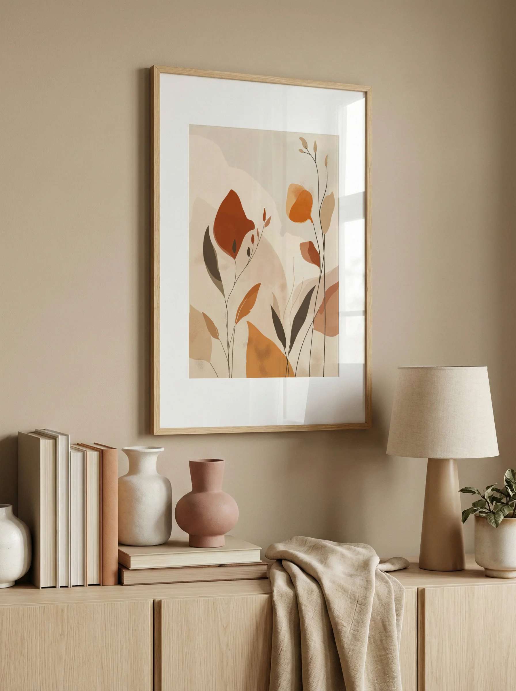 Plakat Abstrakcja Botaniczna Nr. 3 - obrazek 2