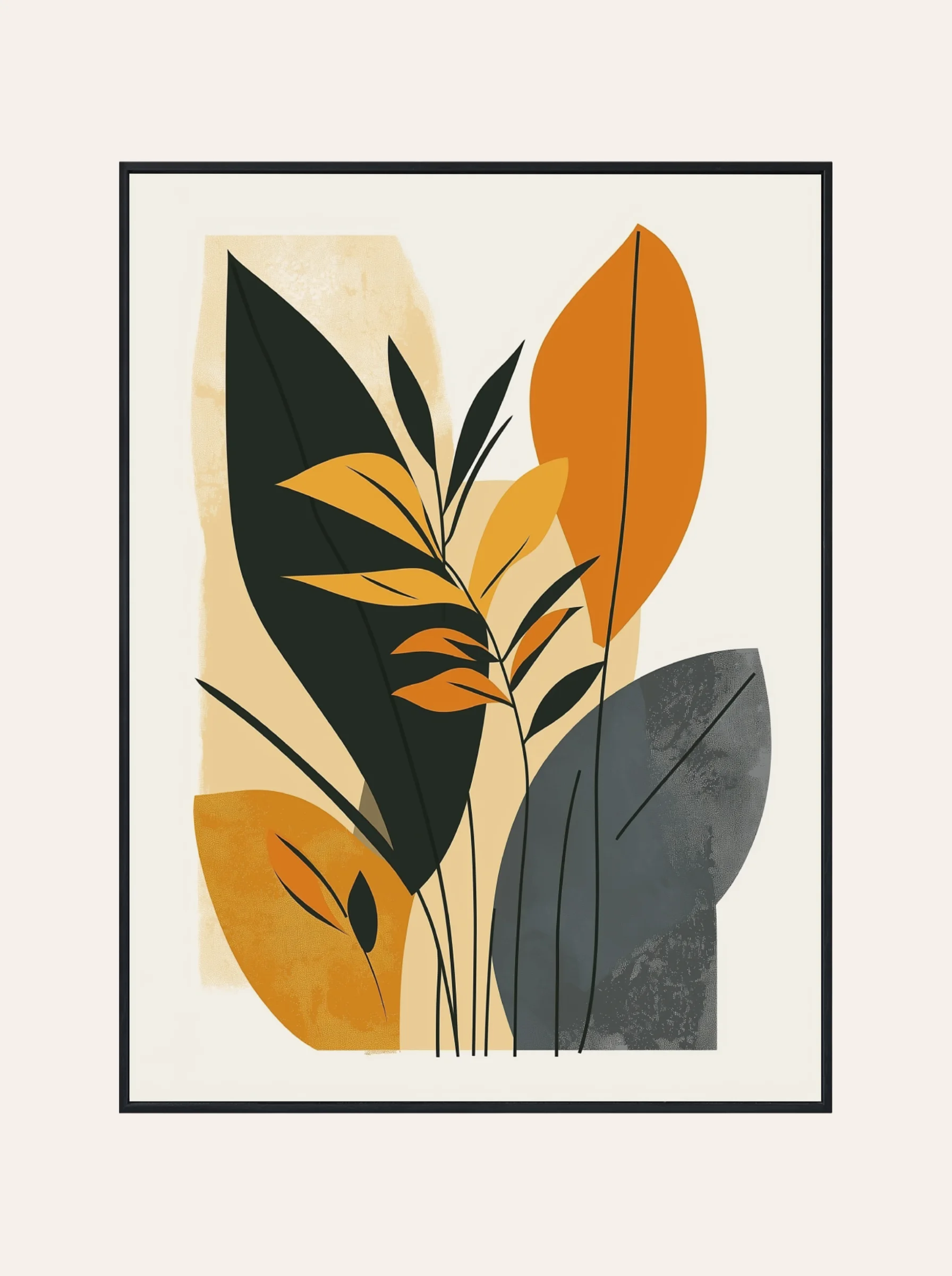Plakat Abstrakcja Botaniczna
