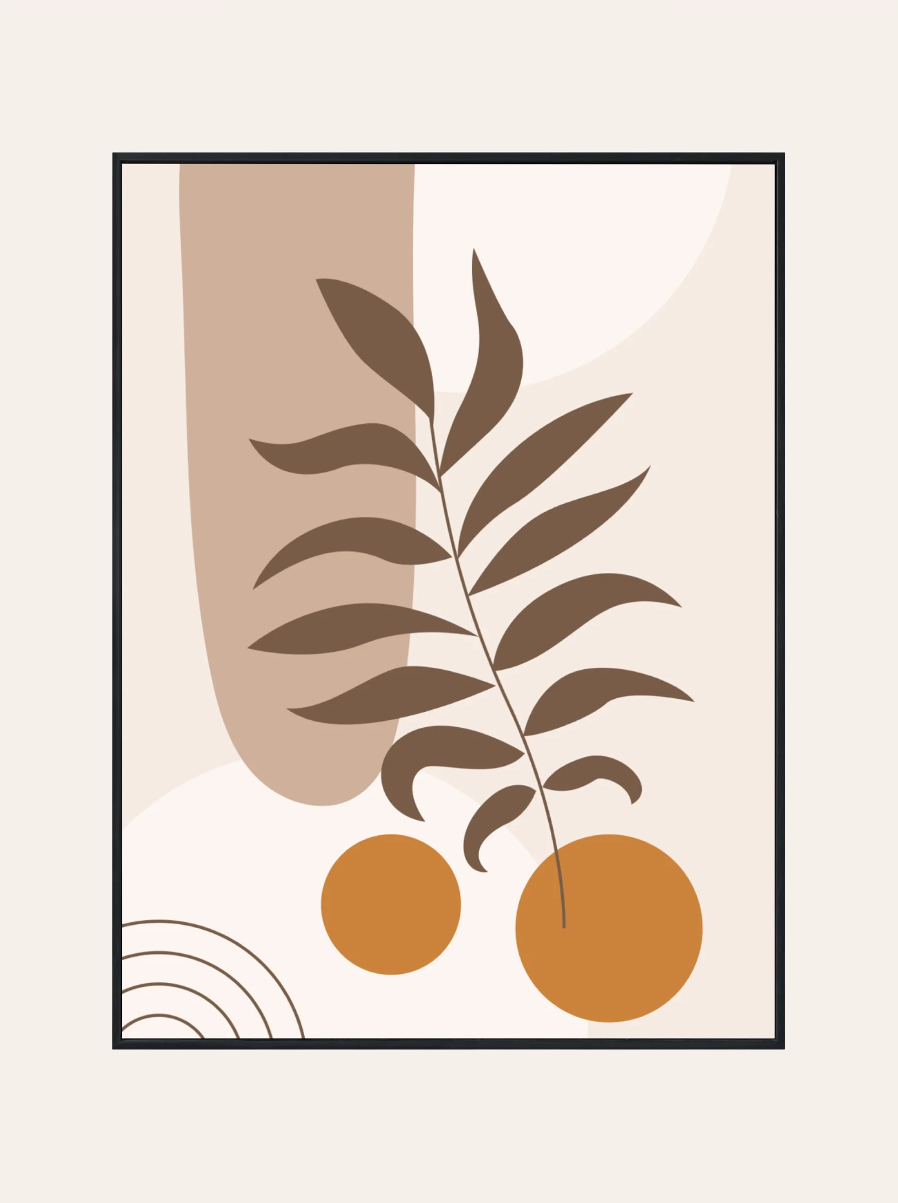 Plakat Abstrakcja Mocha Nr. 2