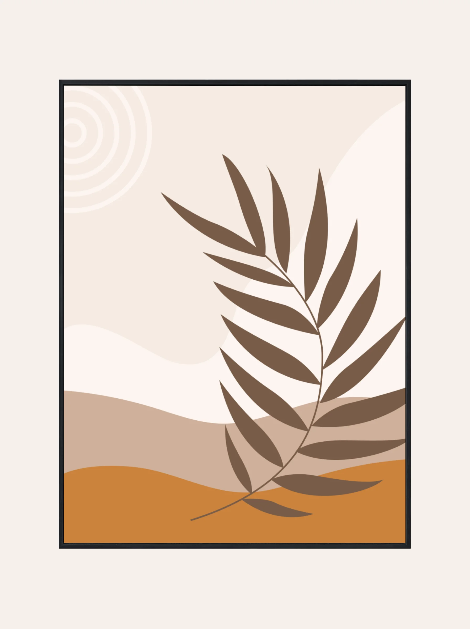 Plakat Abstrakcja Mocha Nr. 3