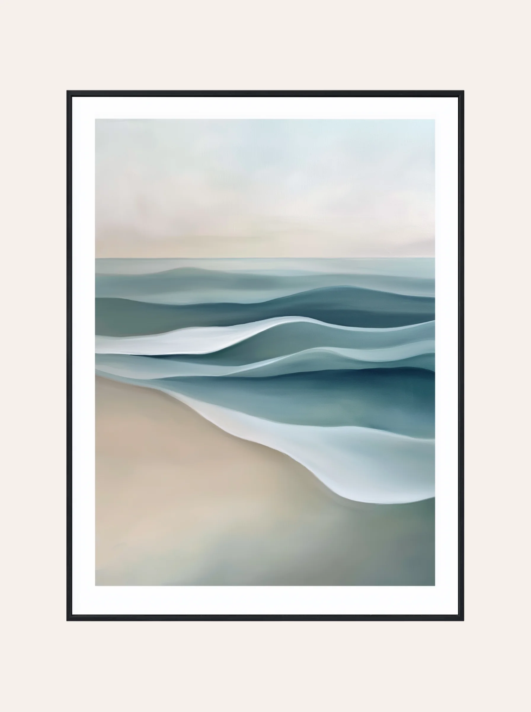 Plakat Abstrakcyjna Plaża