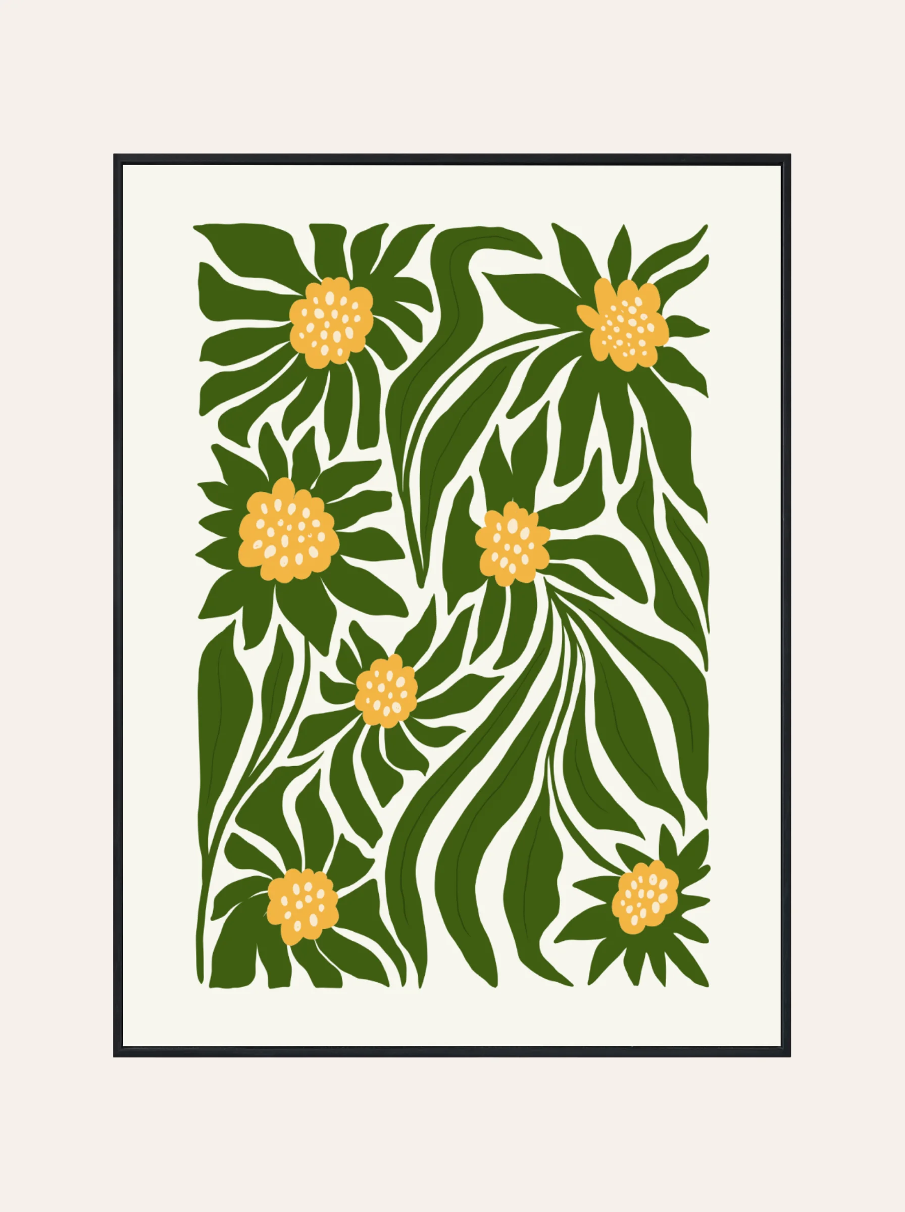 Plakat Abstrakcyjne Kwiaty Nr. 5