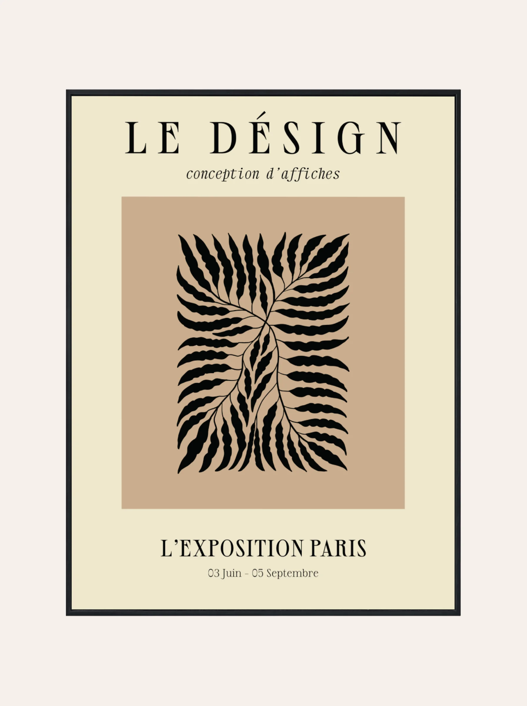 Plakat Abstrakcyjne Kwiaty Paris Nr. 4