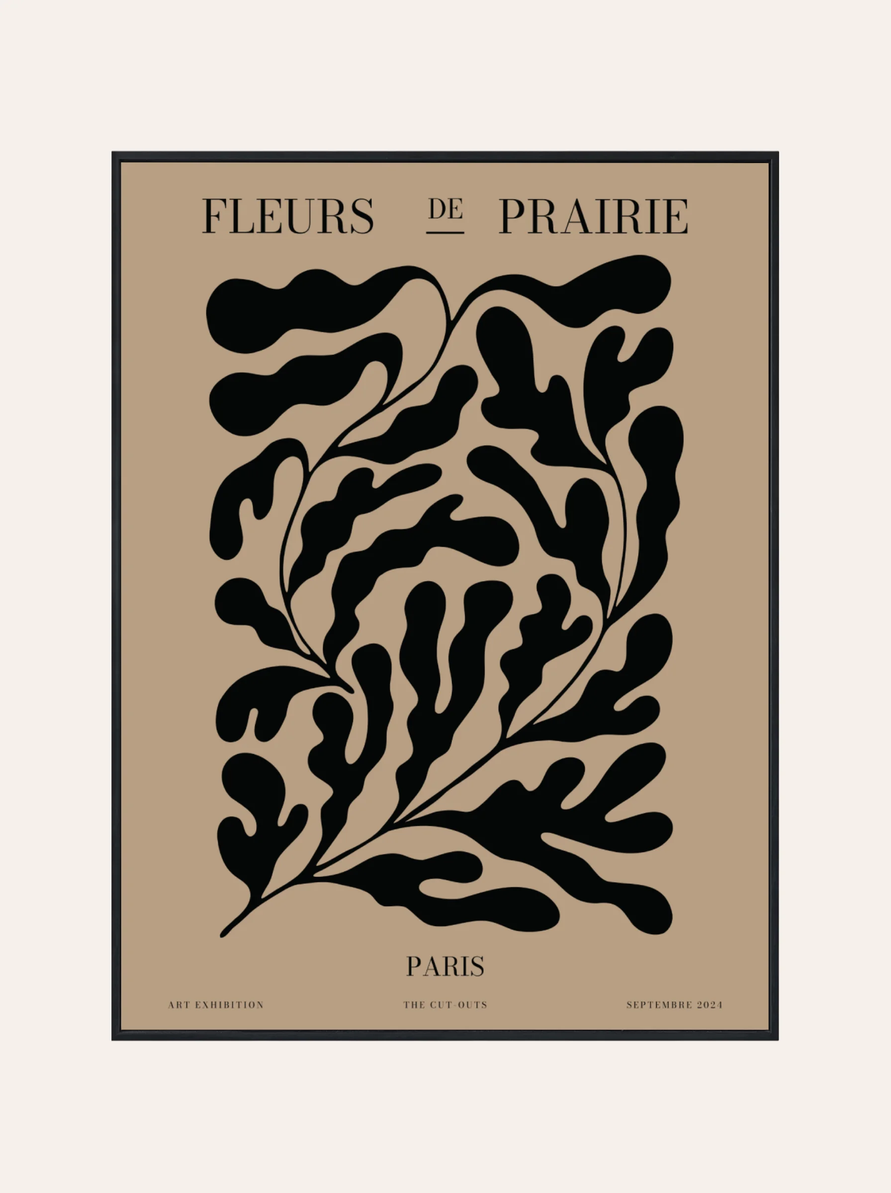 Plakat Abstrakcyjne Kwiaty Paris