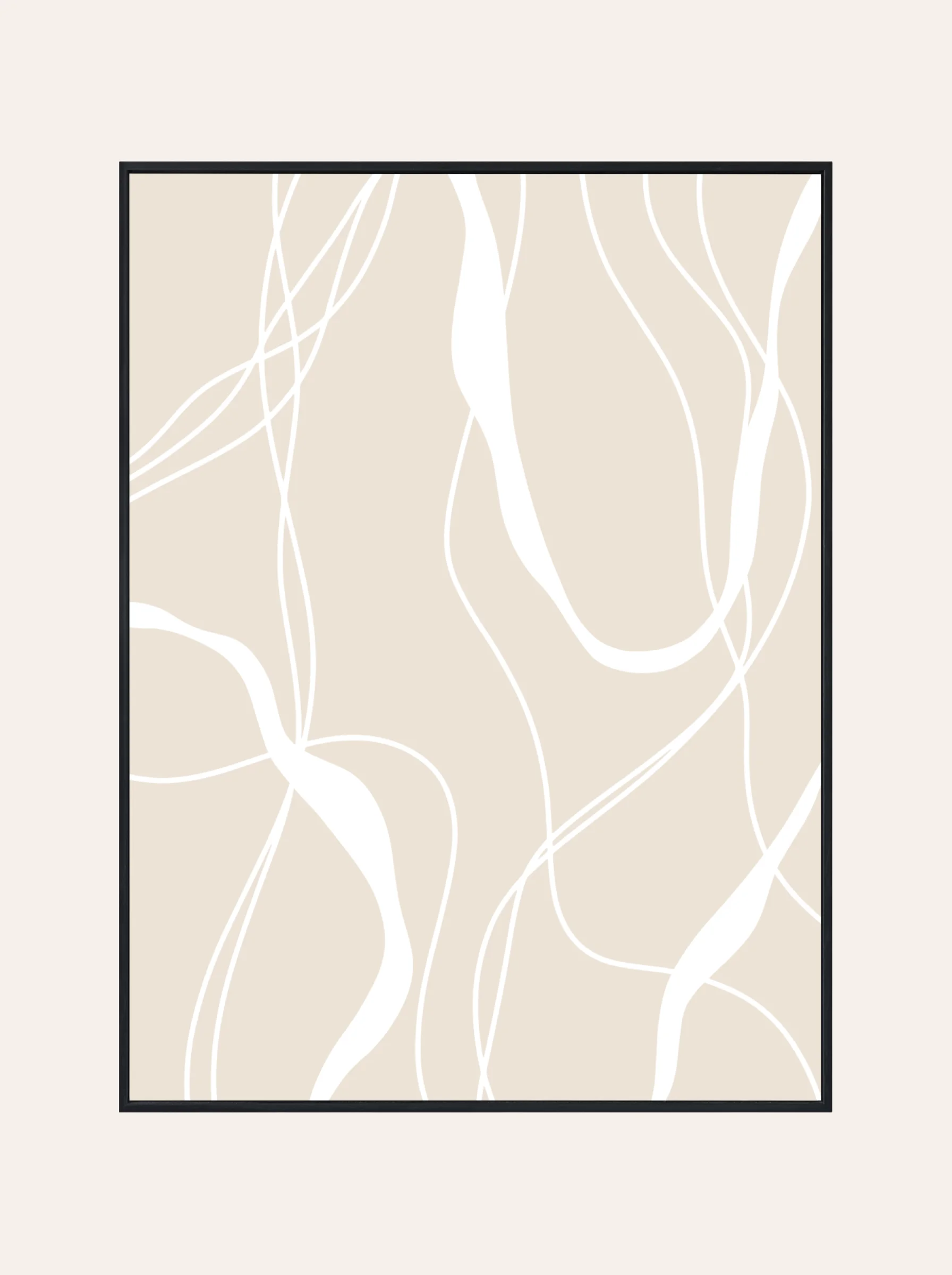 Plakat Beżowe Linie Nr. 2