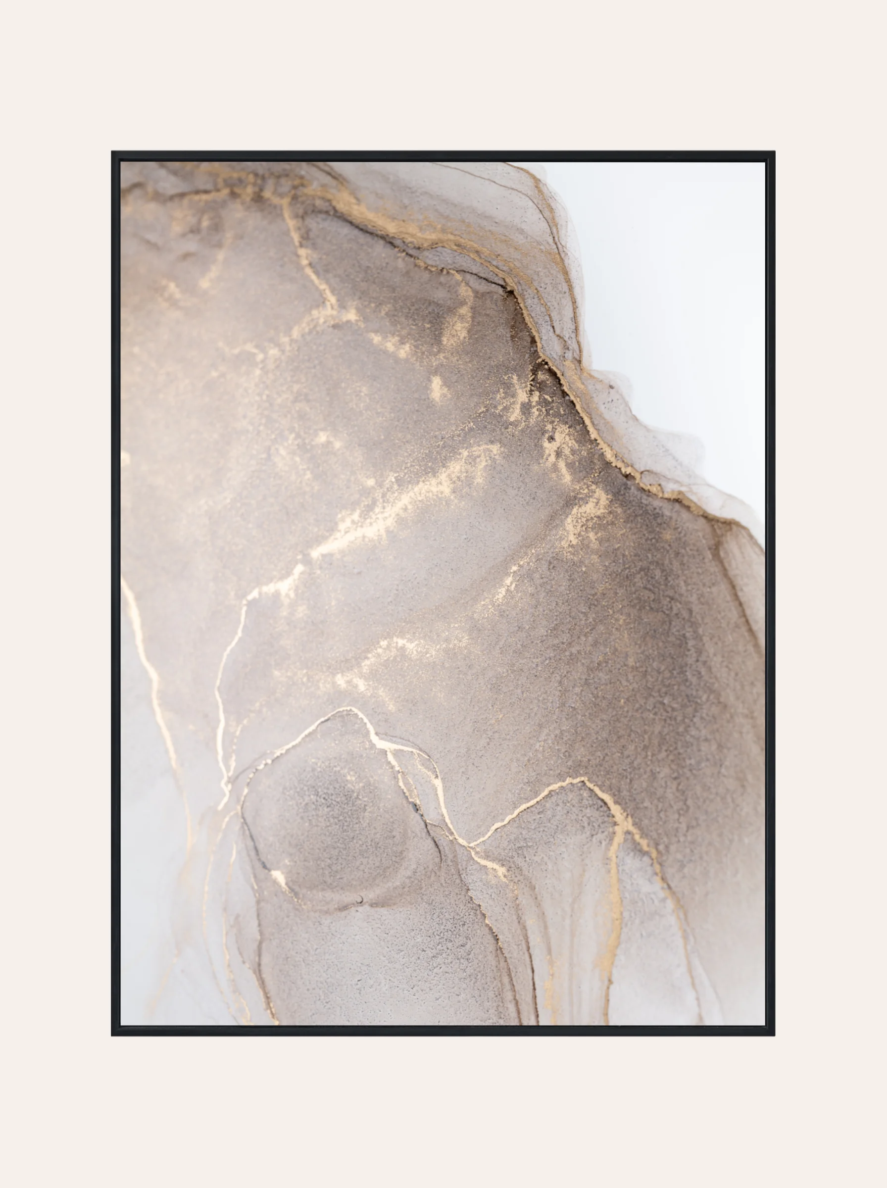 Plakat Beżowy Marmur Nr. 2