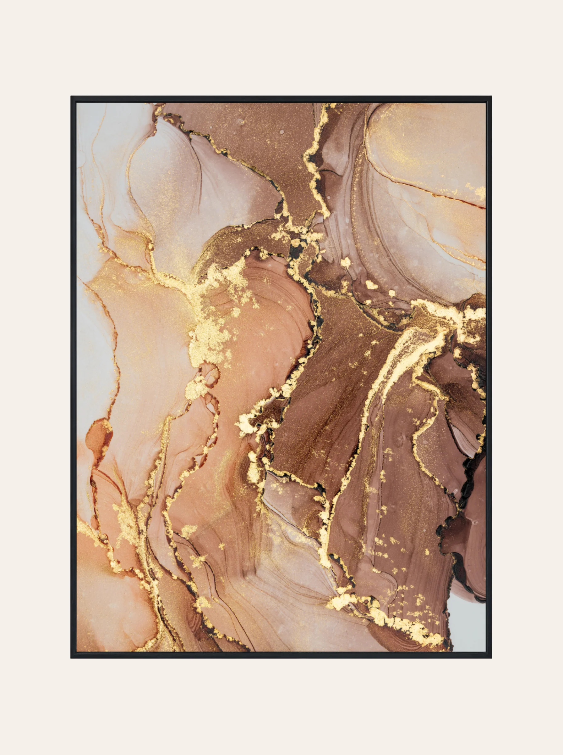 Plakat Beżowy Marmur Nr. 3