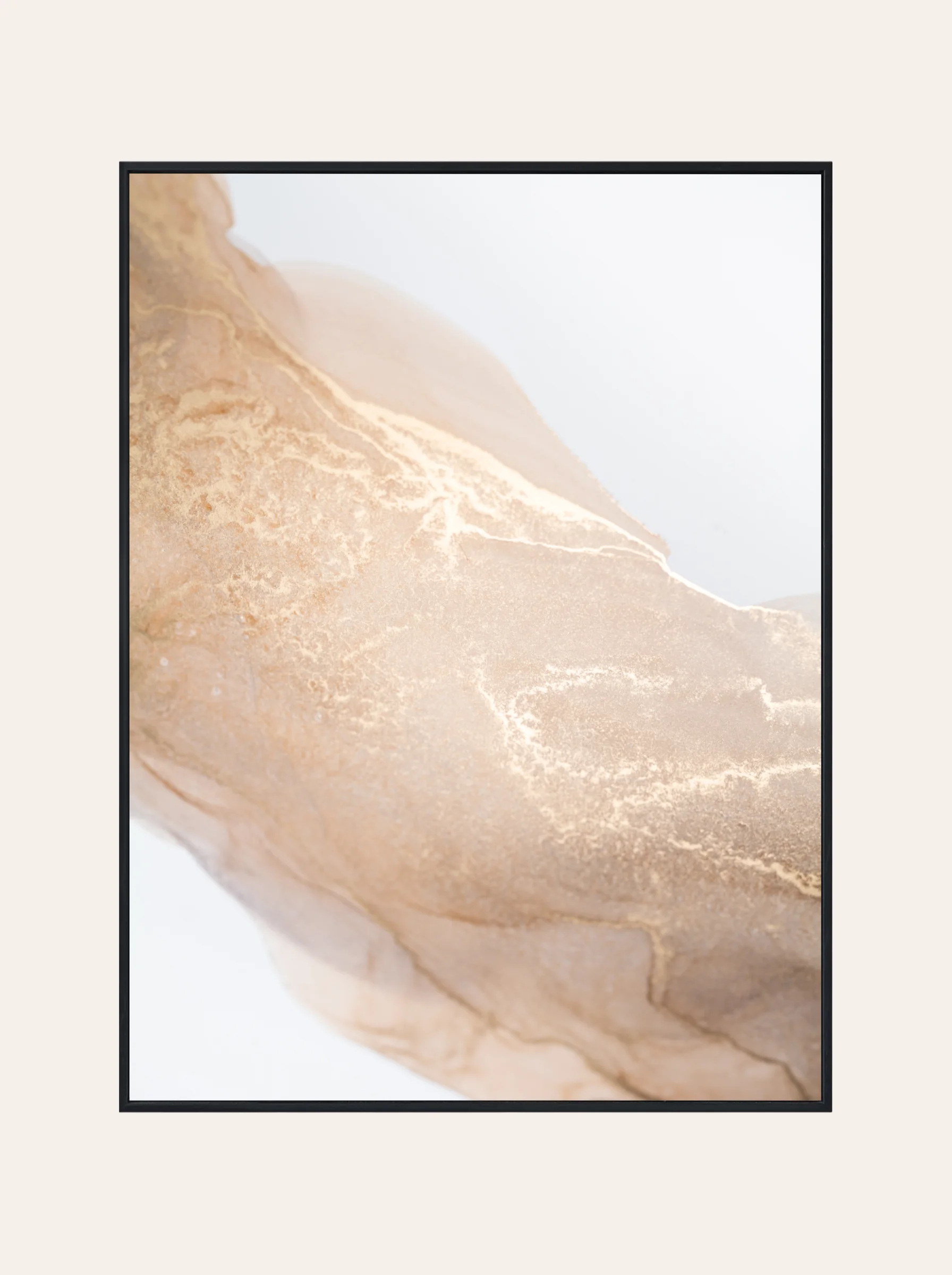 Plakat Beżowy Marmur Nr. 5