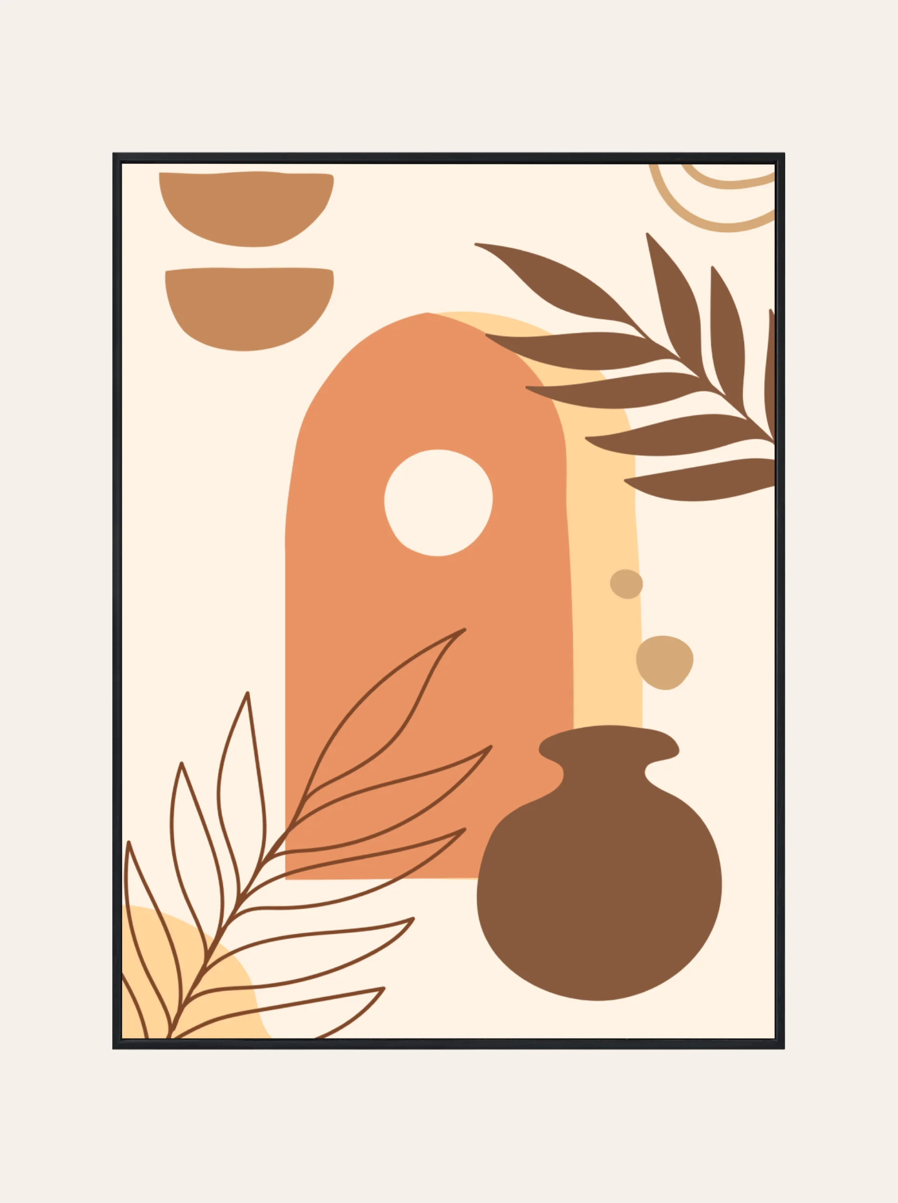 Plakat Boho Abstrakcja Nr. 1