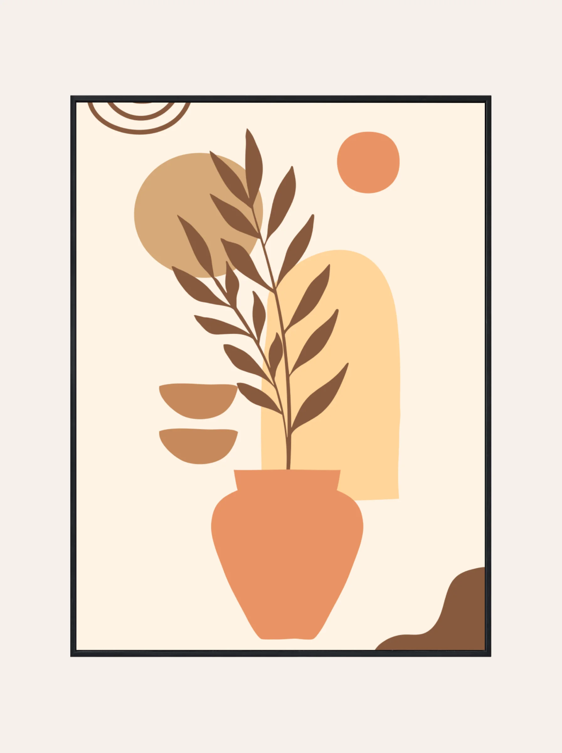 Plakat Boho Abstrakcja Nr. 2