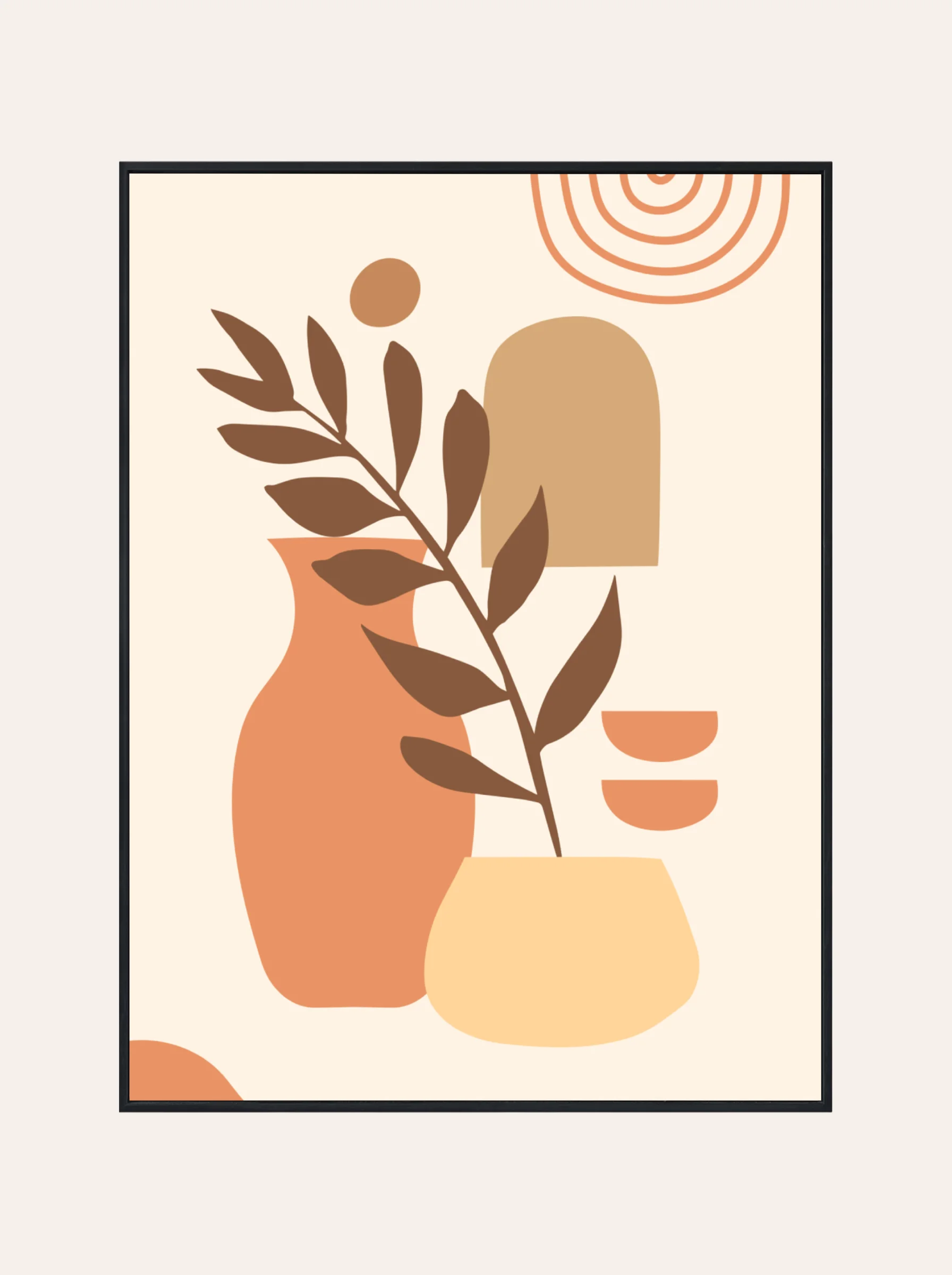 Plakat Boho Abstrakcja Nr. 3
