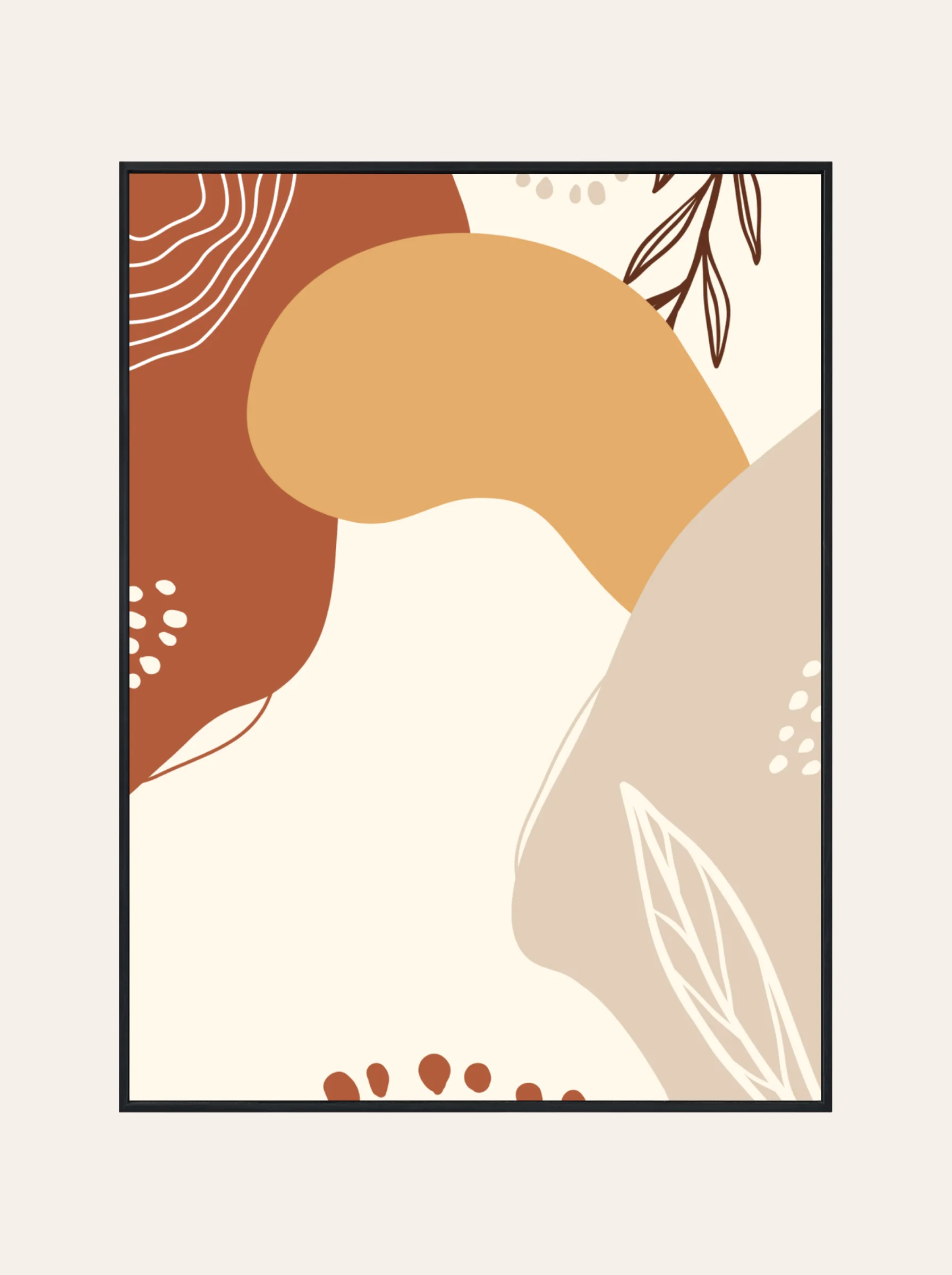Plakat Boho Wzory Nr. 1