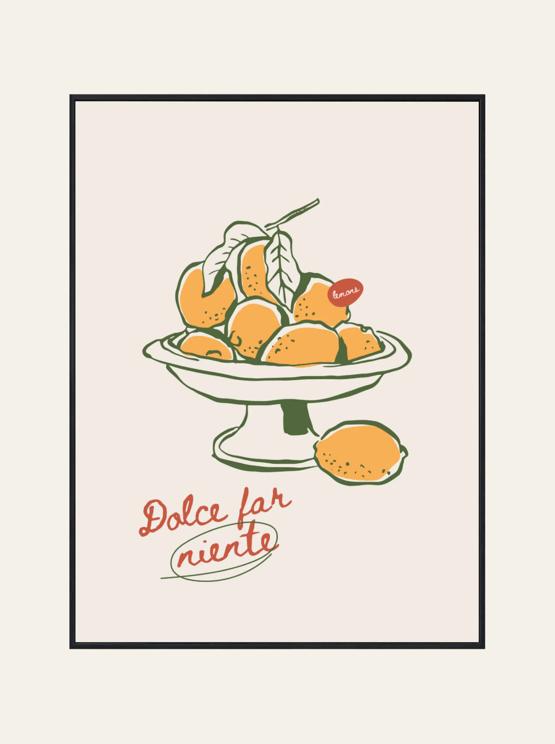 Plakat Cytryny Nr. 3