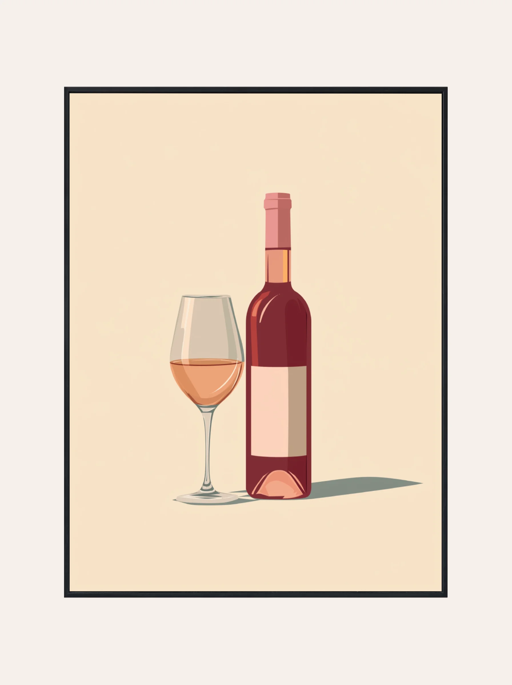 Plakat Czerwone Wino