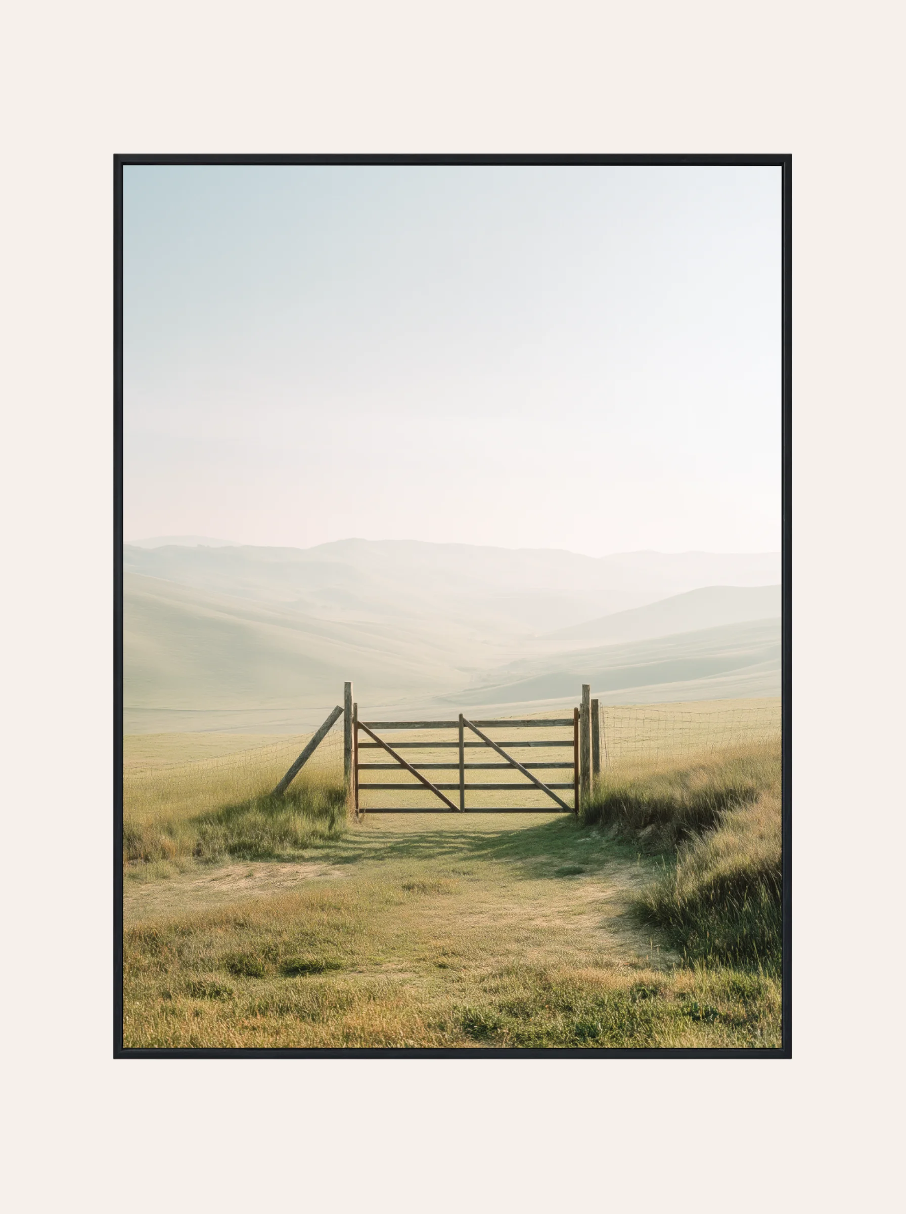 Plakat Drewniana Brama