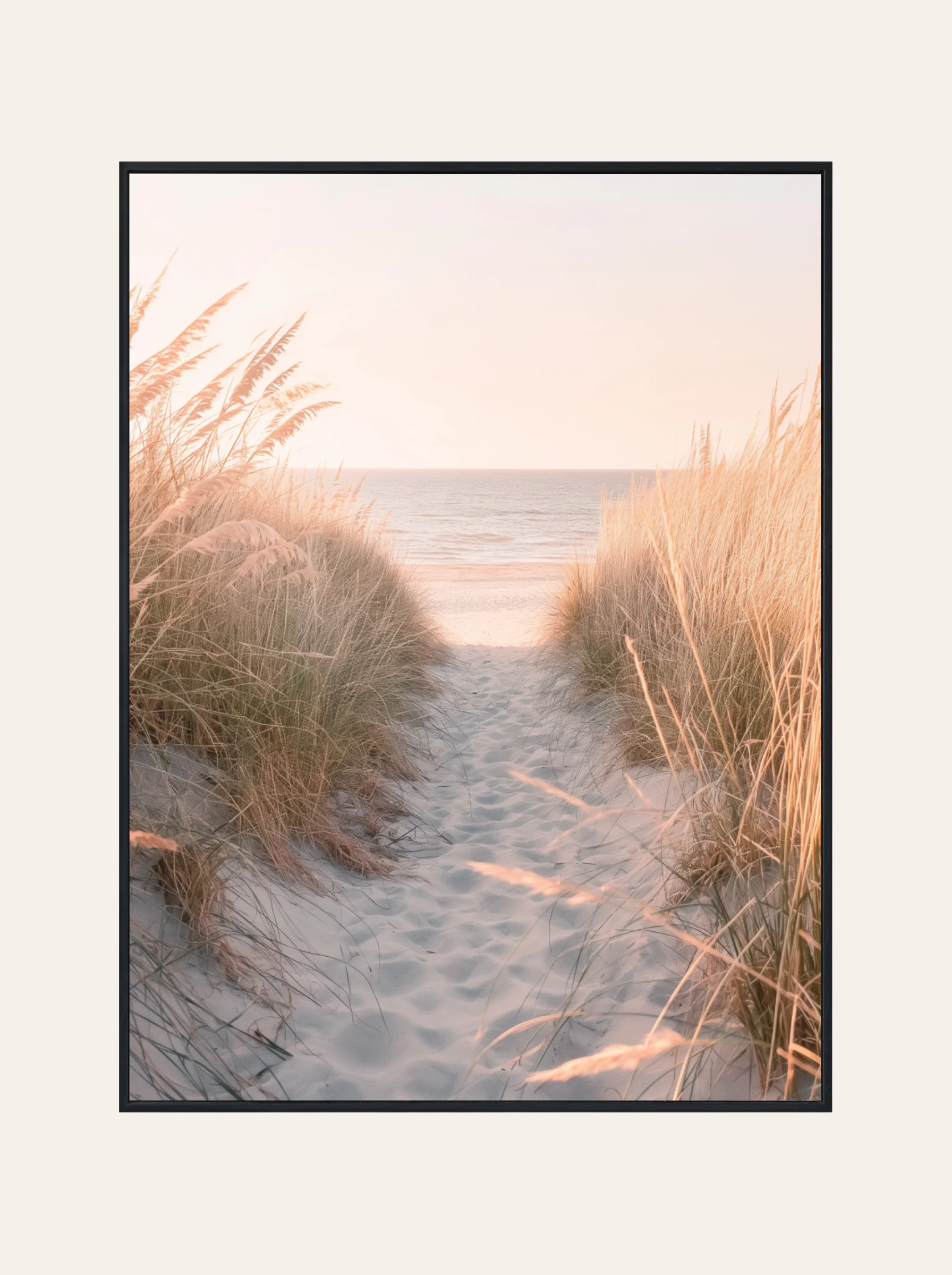 Plakat Droga na Plaże