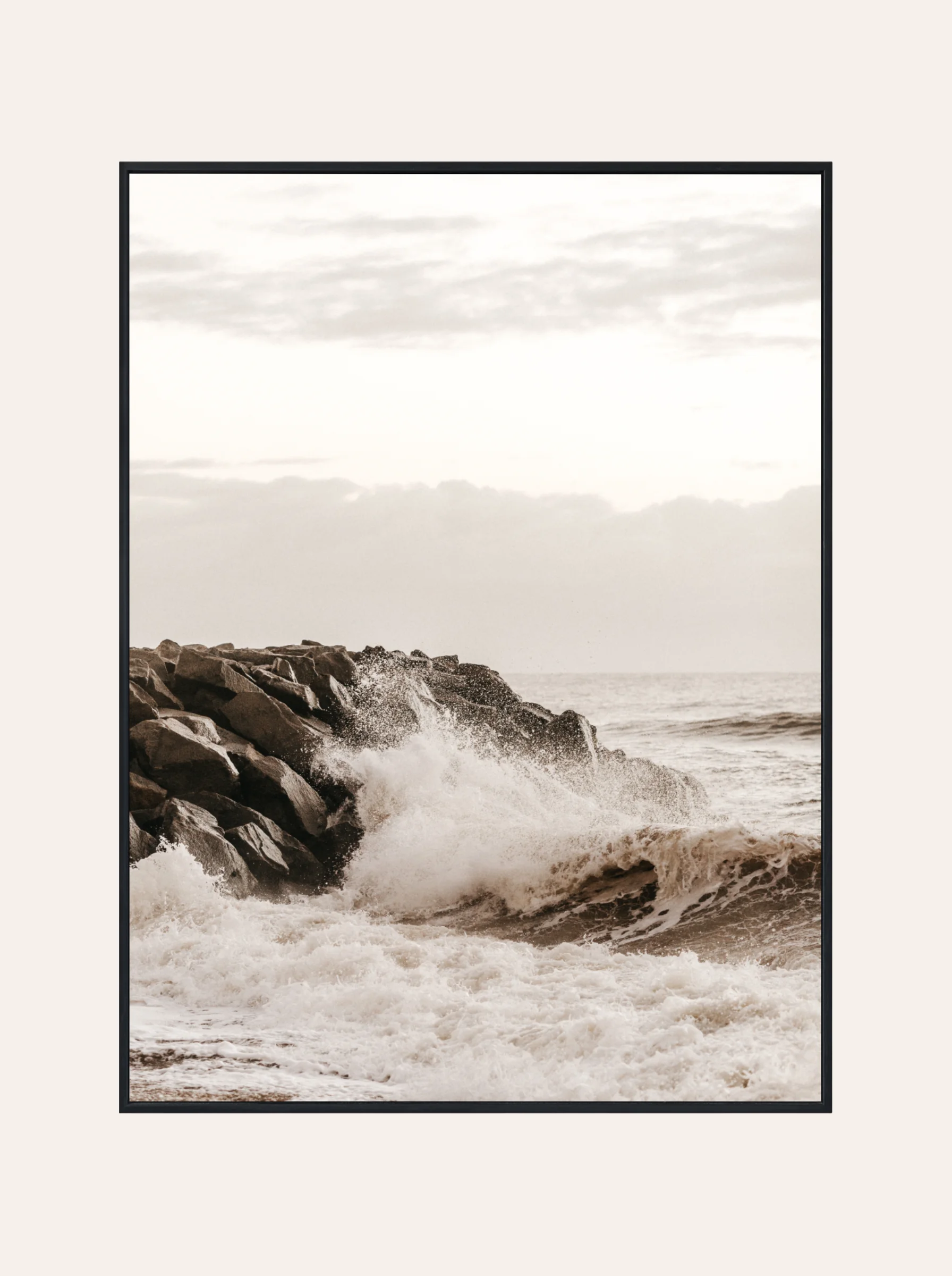 Plakat Fale na Skałach