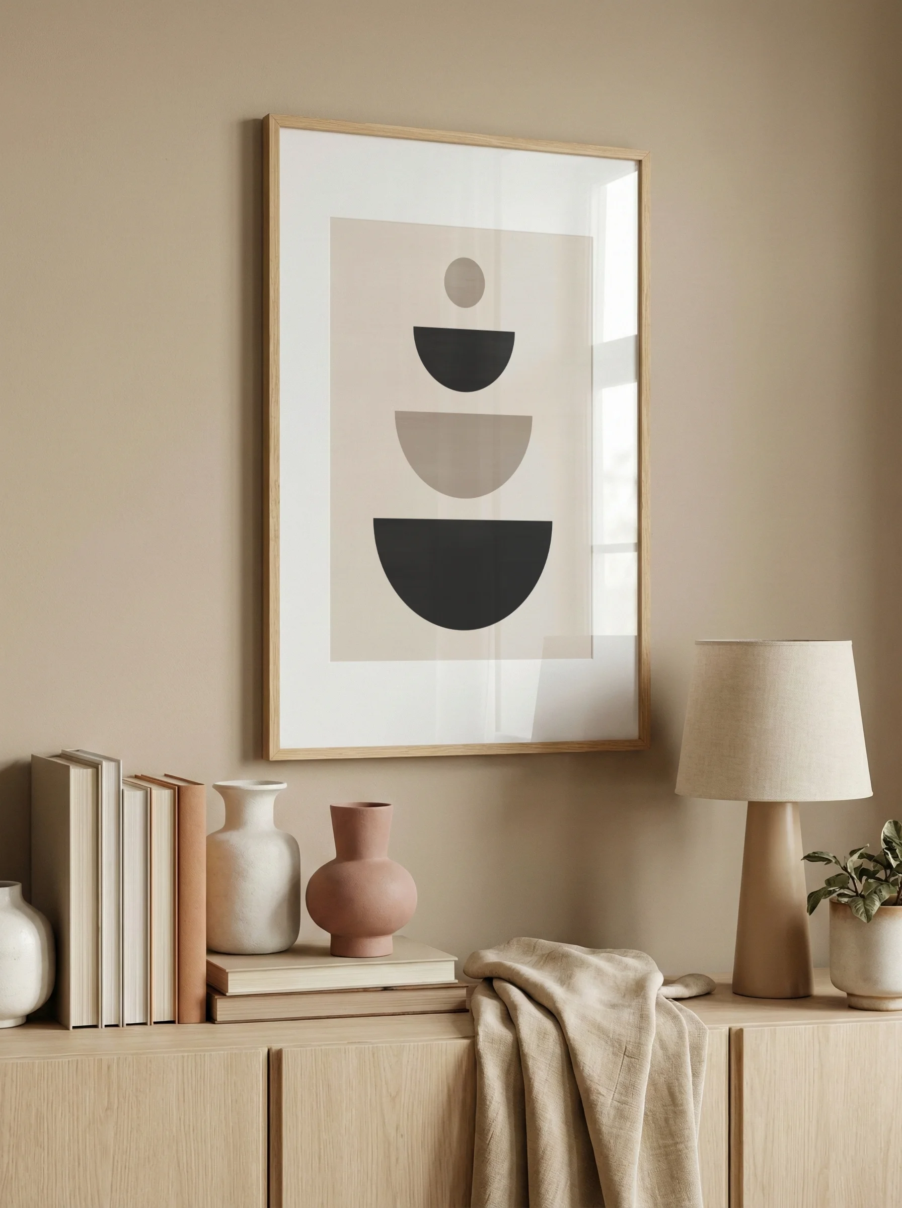 Plakat Figury Beżowe Nr. 3 - obrazek 2