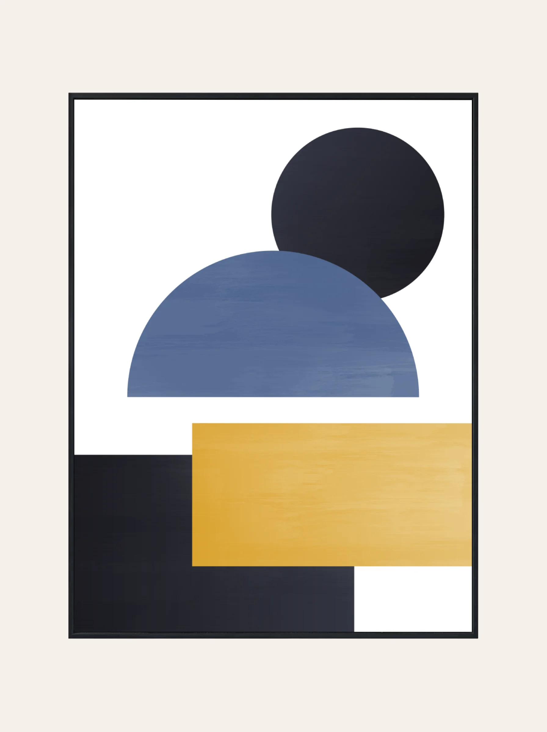 Plakat Figury Niebieskie Nr. 1