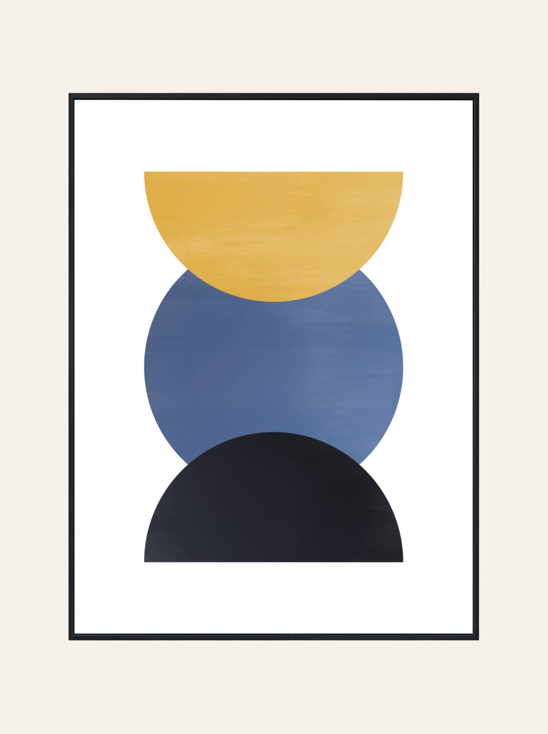Plakat Figury Niebieskie Nr. 4