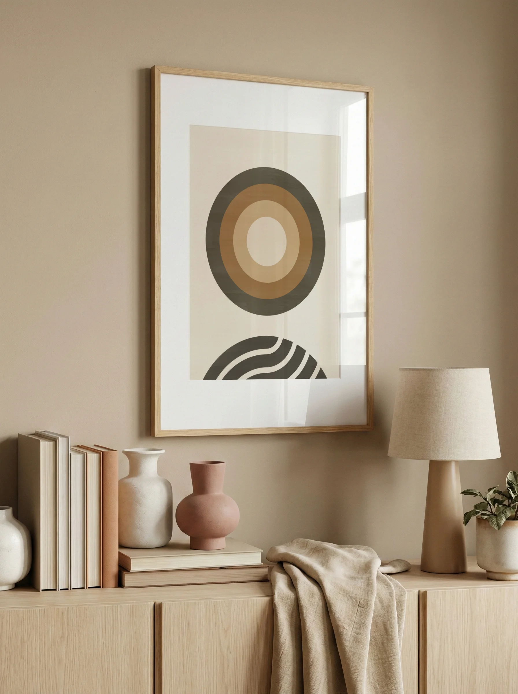 Plakat Figury Odcienie Beżu Nr. 1 - obrazek 2
