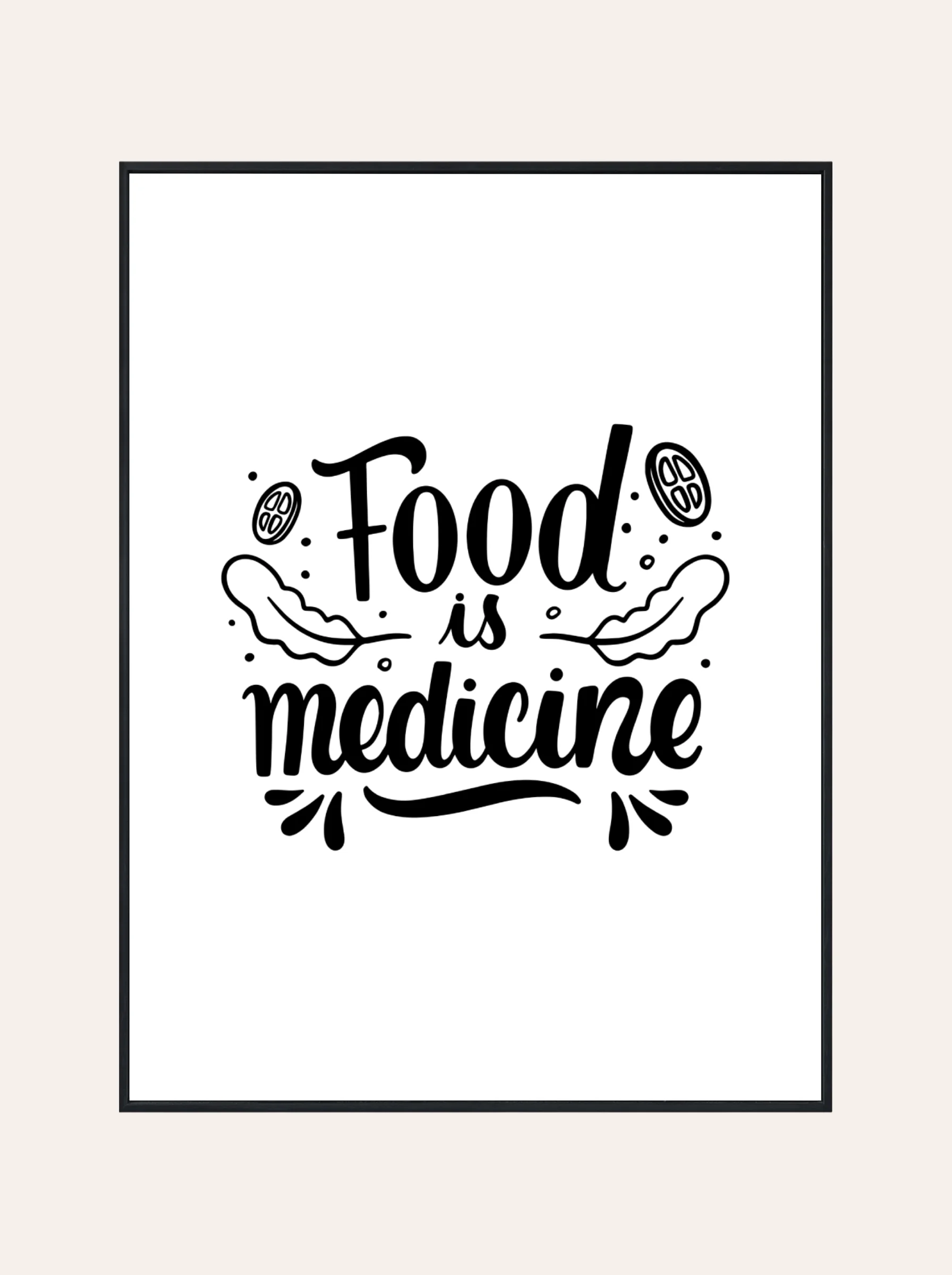 Plakat Food is Medicine