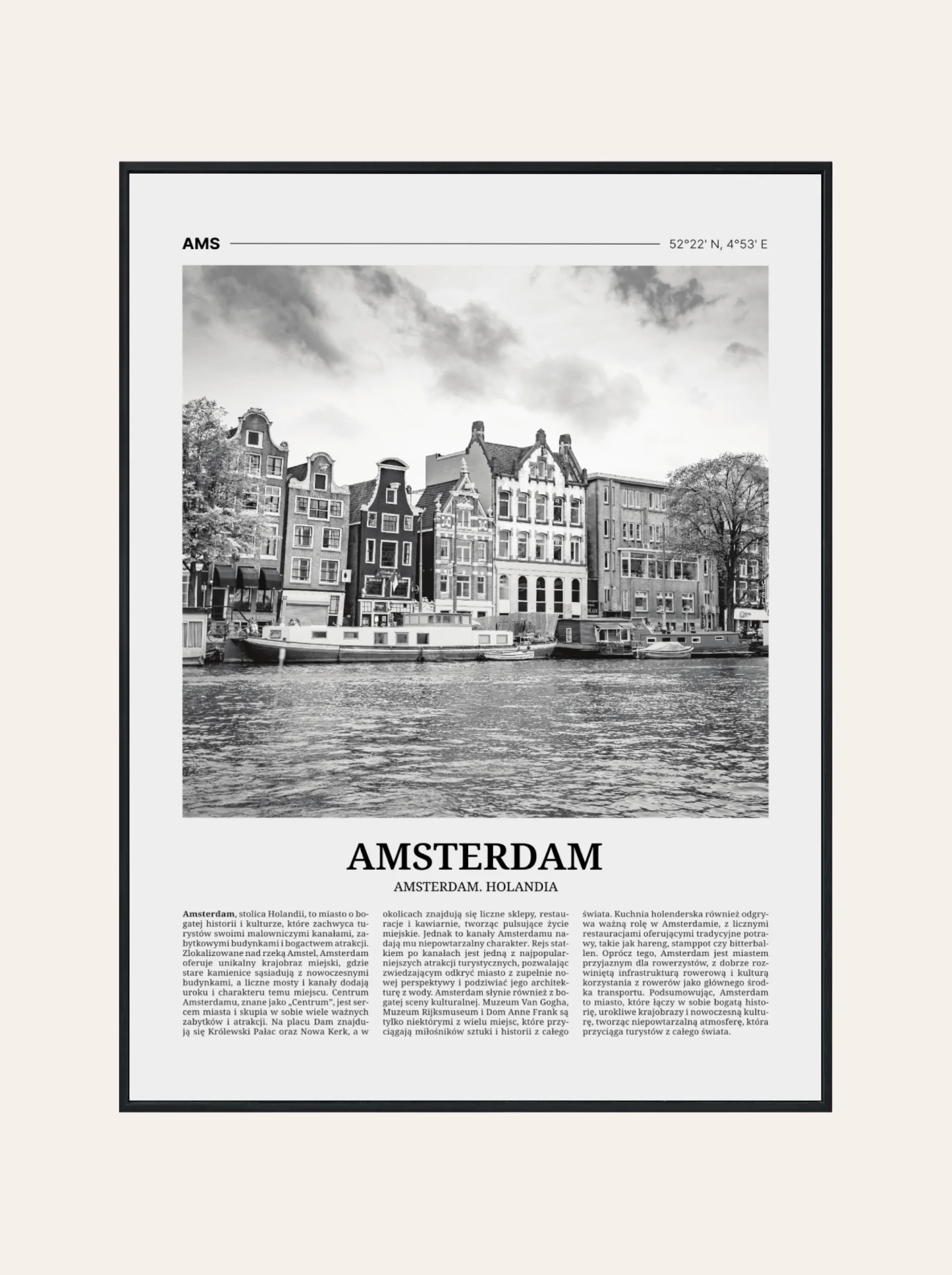 Plakat Gazetka Amsterdam