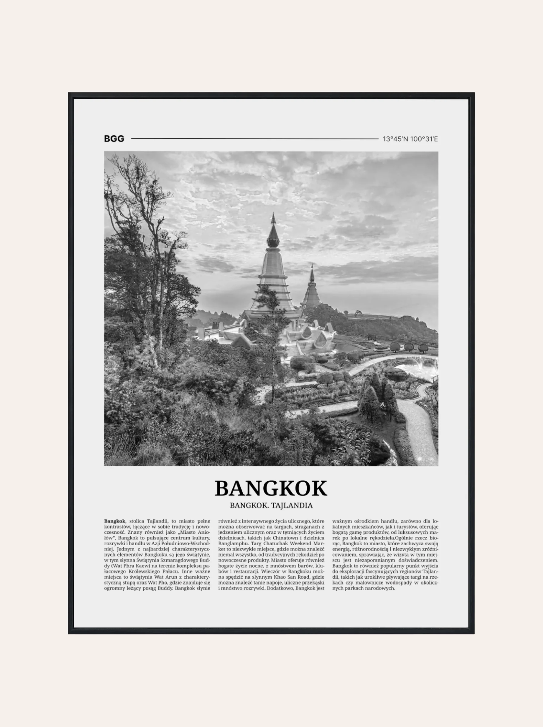 Plakat Gazetka Bangkok Nr. 1