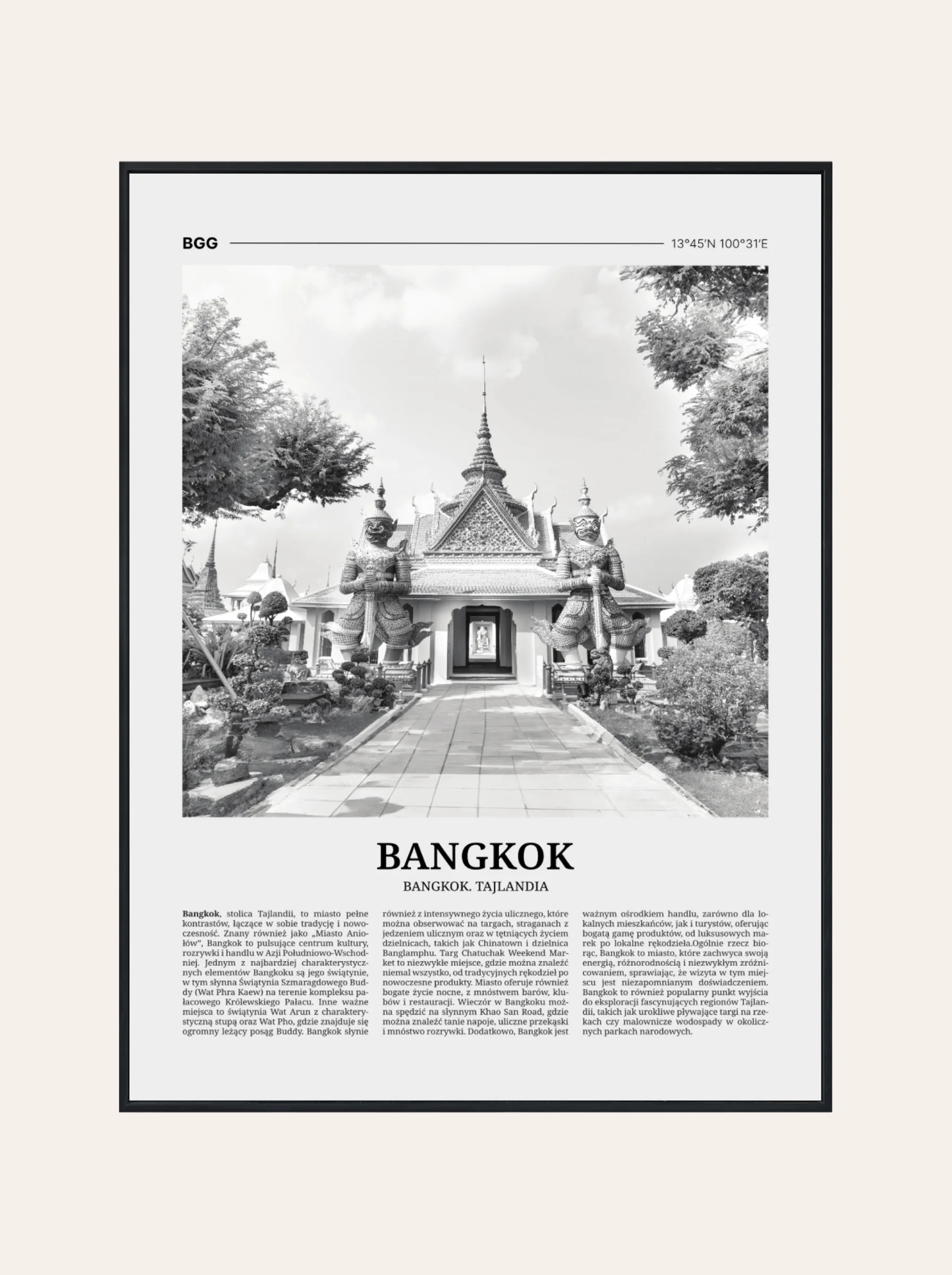Plakat Gazetka Bangkok