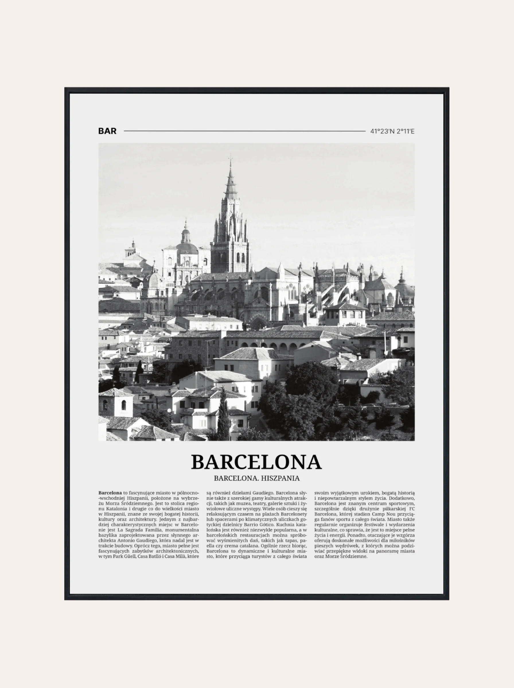 Plakat Gazetka Barcelona