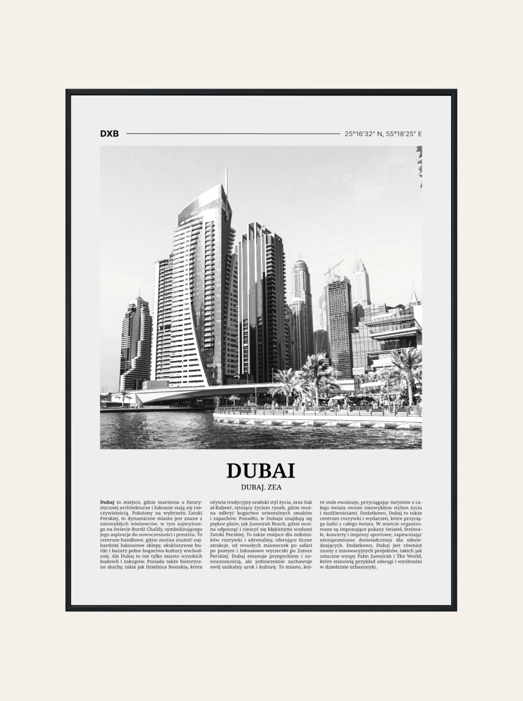 Plakat Gazetka Dubaj