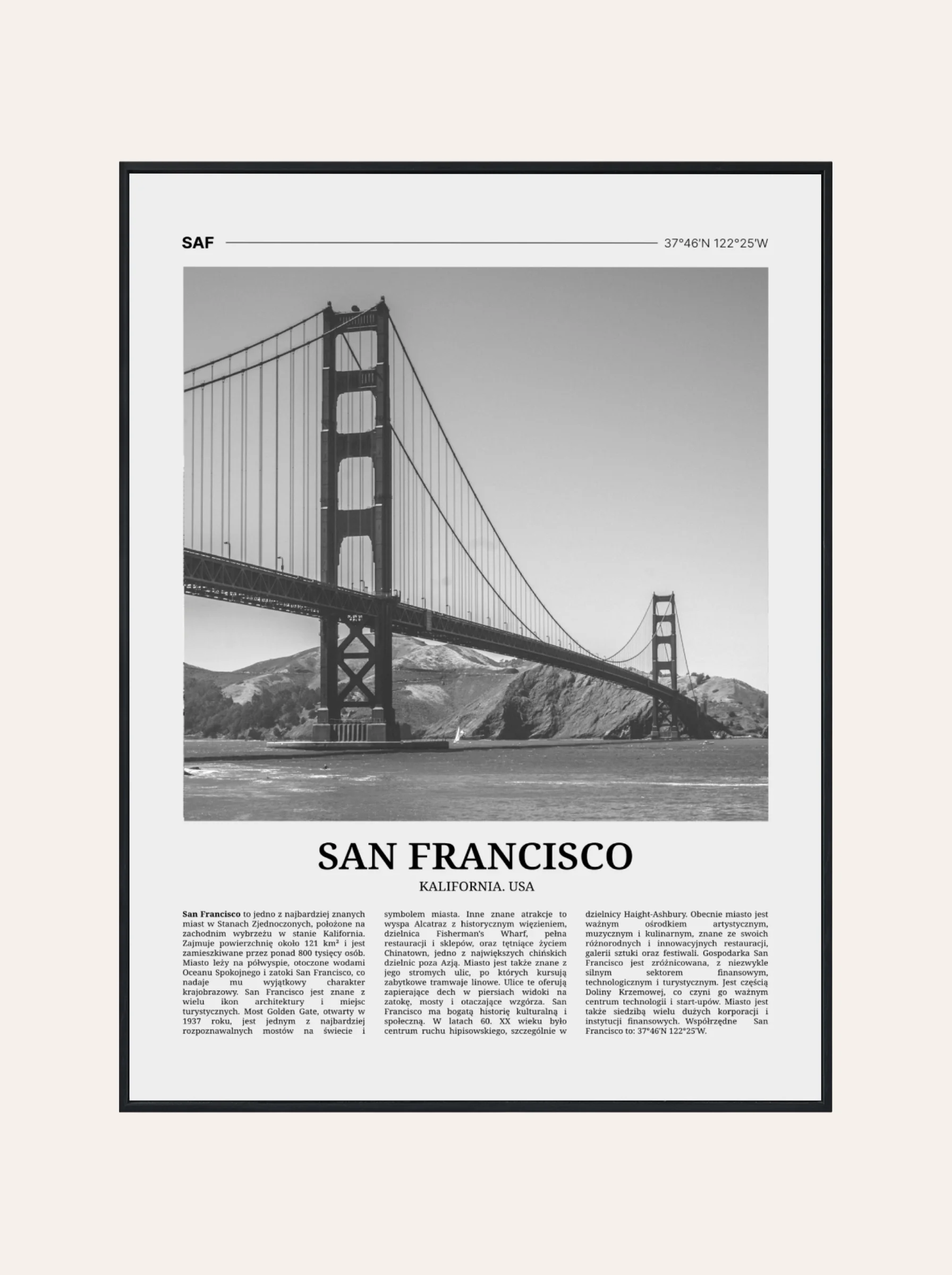 Plakat Gazetka San Francisco