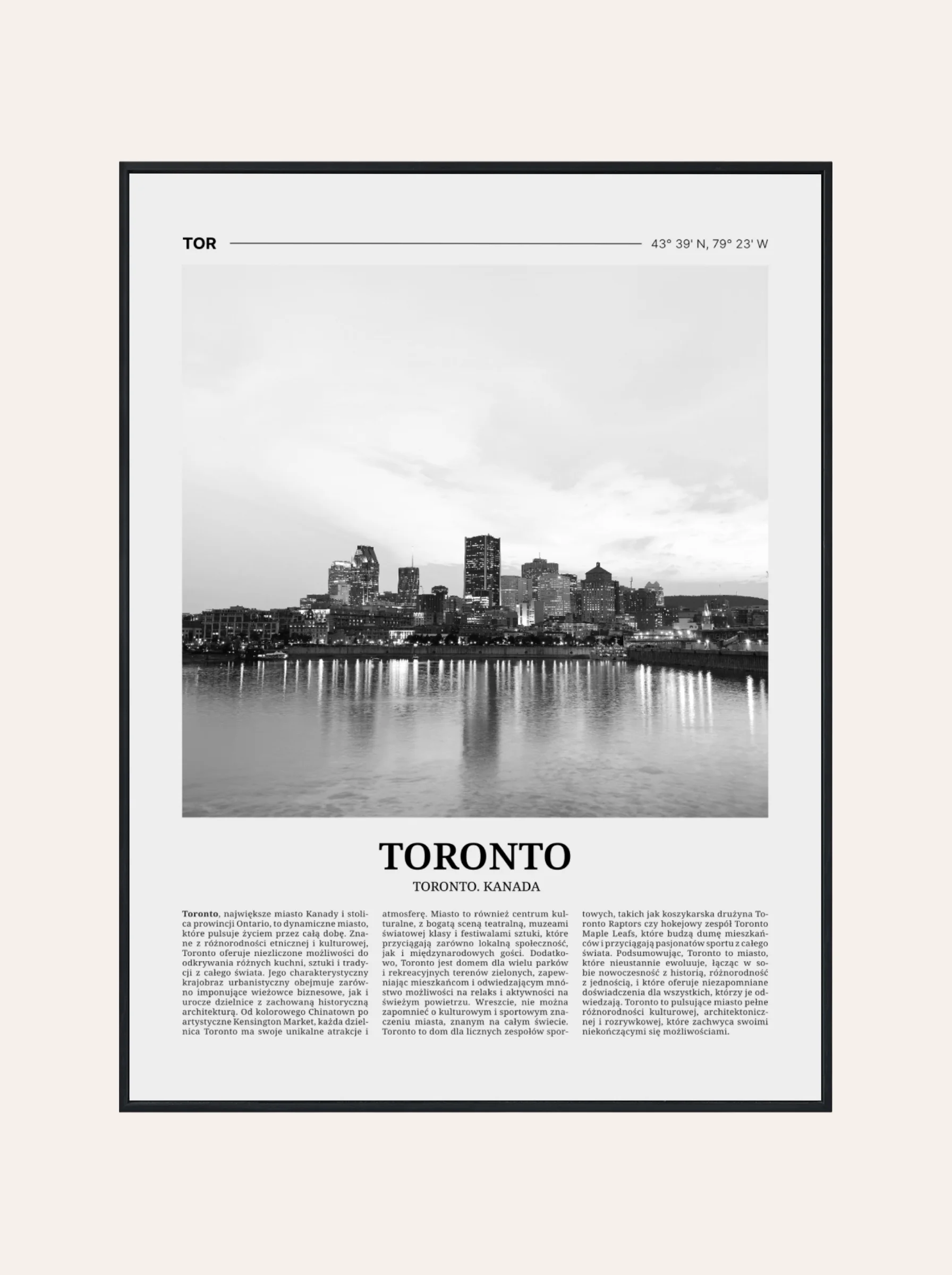 Plakat Gazetka Toronto