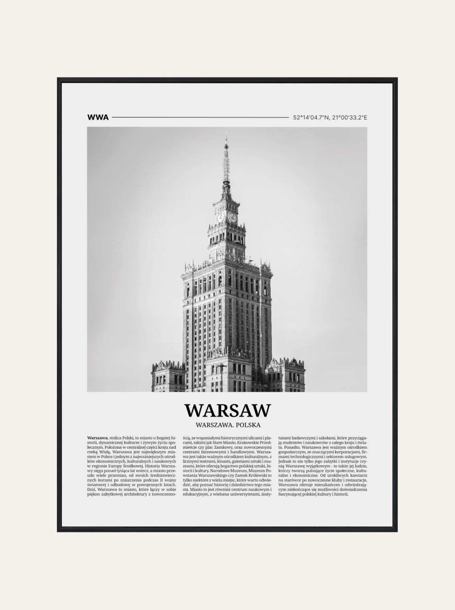 Plakat Gazetka Warszawa