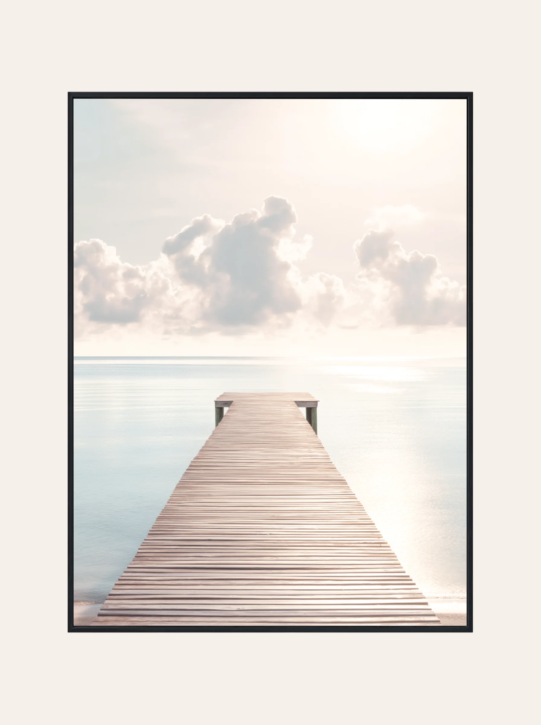 Plakat Jasne Drewniane Molo