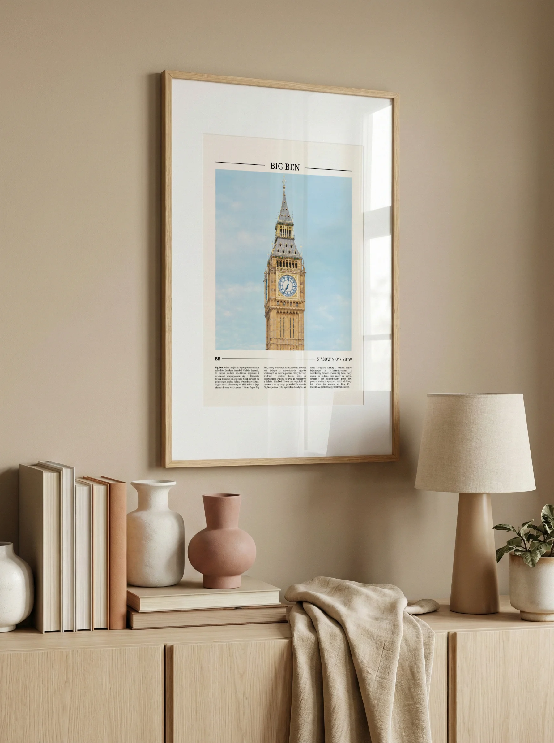 Plakat Kolor Big Ben - obrazek 2