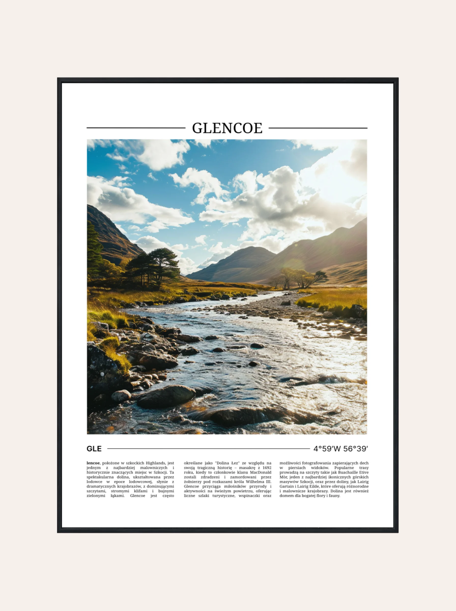 Plakat Kolor Glencoe