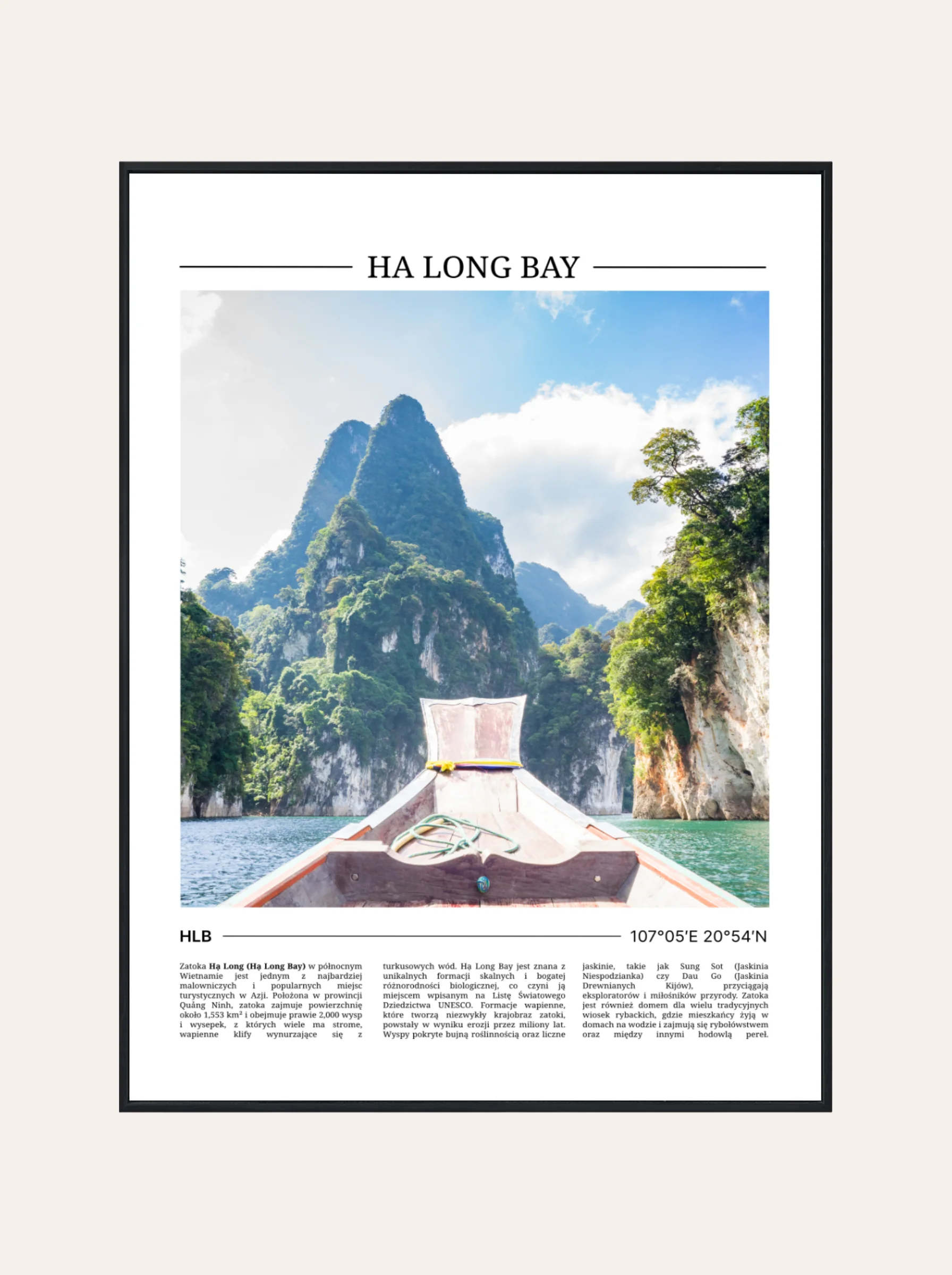 Plakat Kolor Ha Long Bay