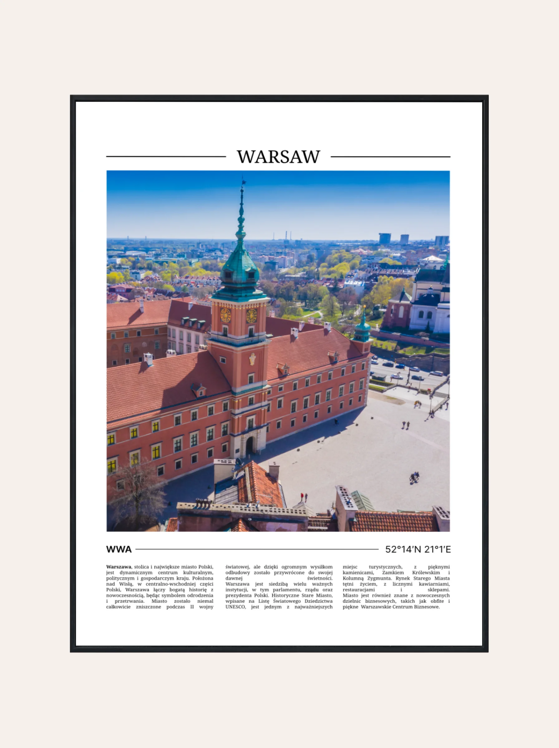 Plakat Kolor Warszawa