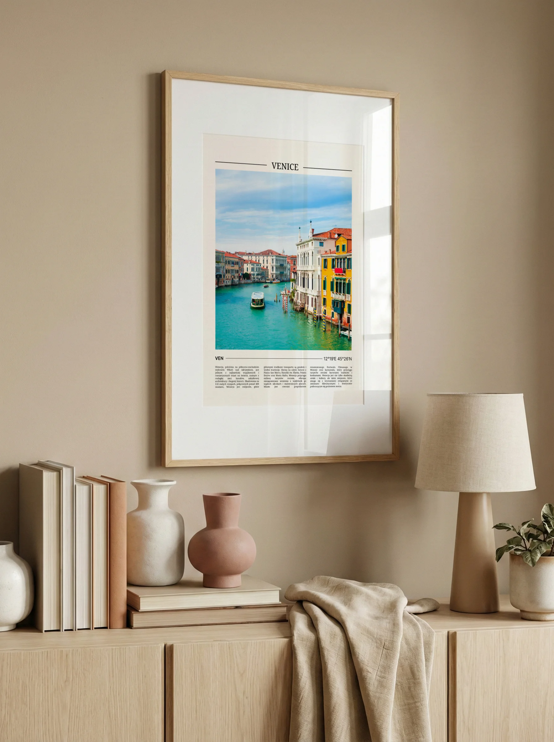 Plakat Kolor Wenecja - obrazek 2