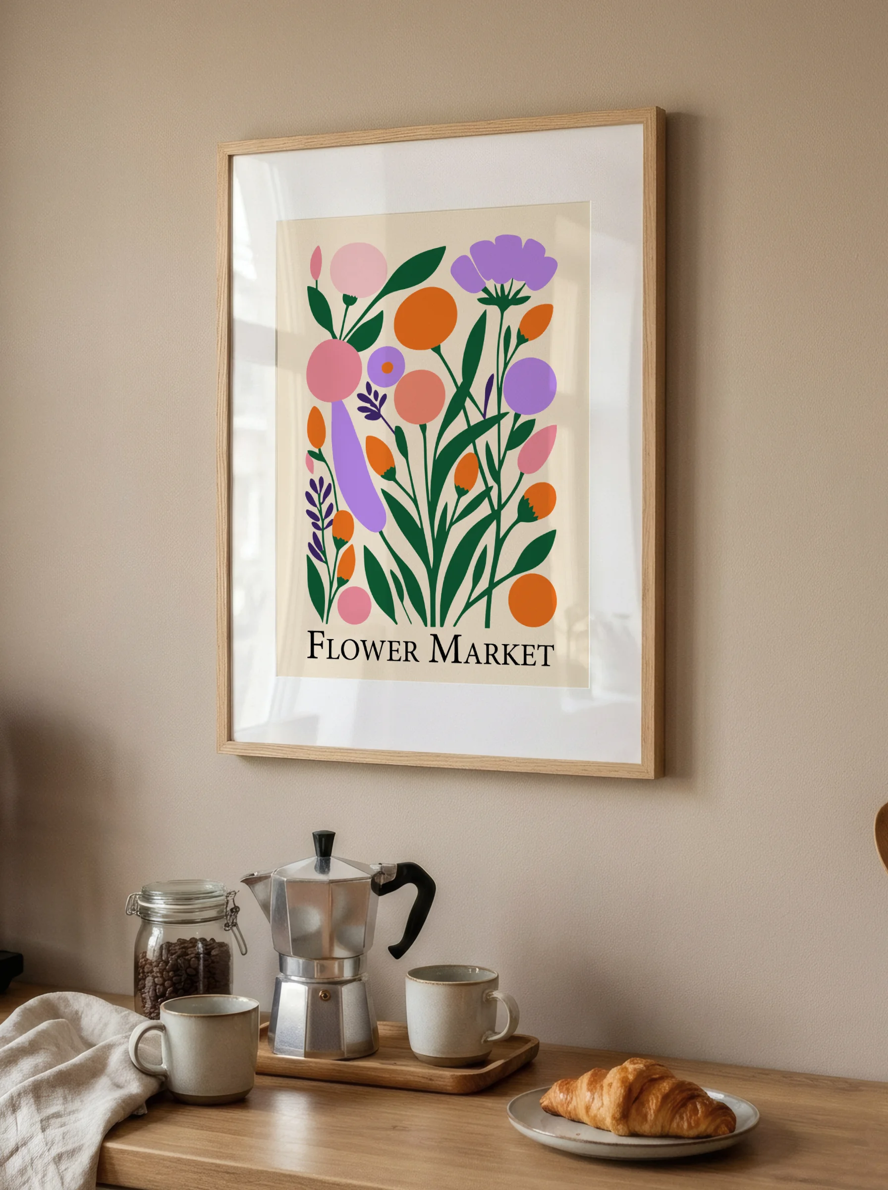 Plakat Kolorowe Kwiaty - obrazek 2