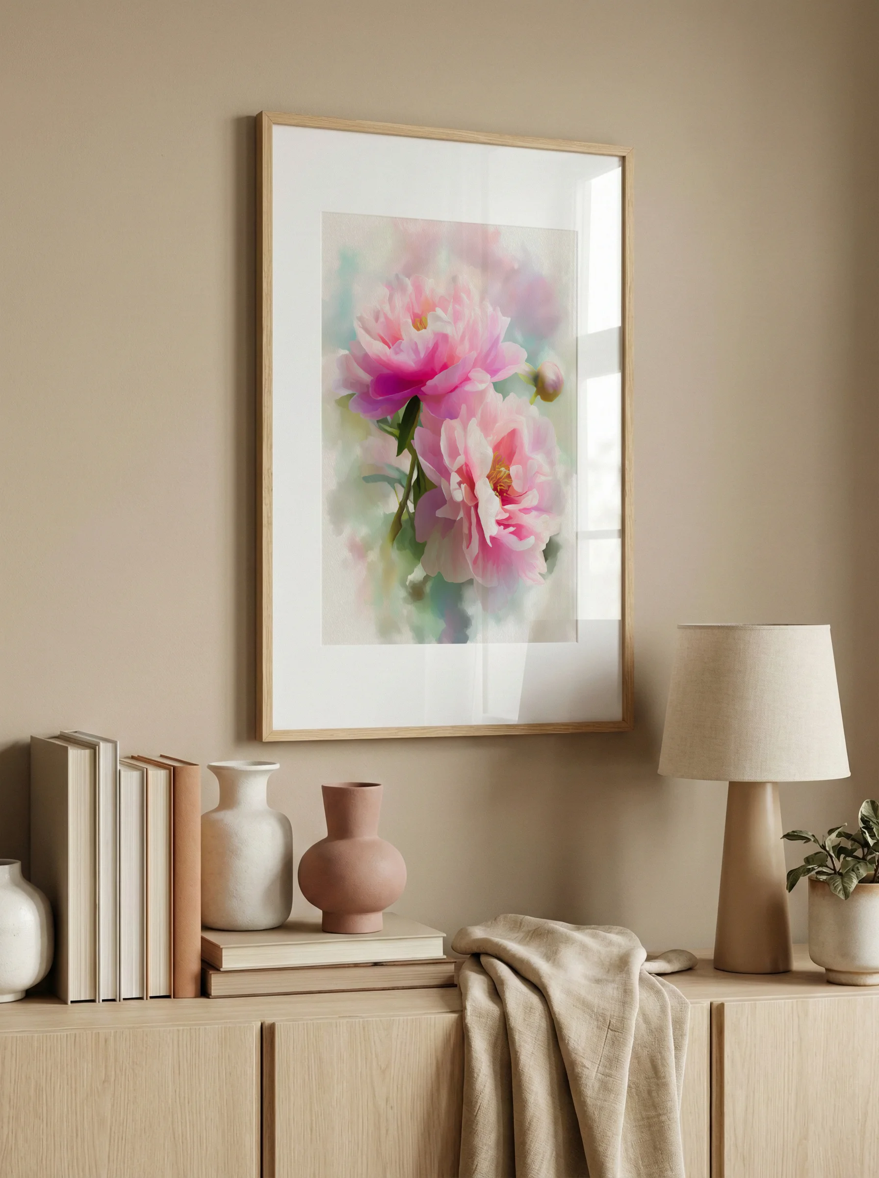 Plakat Kwiaty Piwonii - obrazek 2