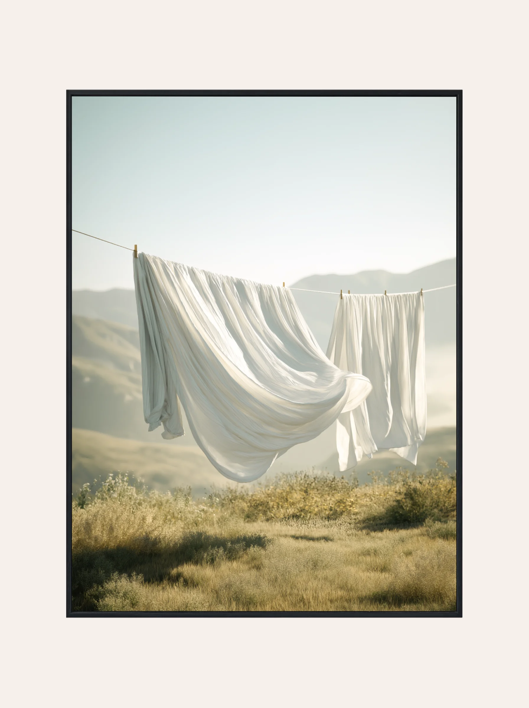 Plakat Letnie Pranie na Wietrze