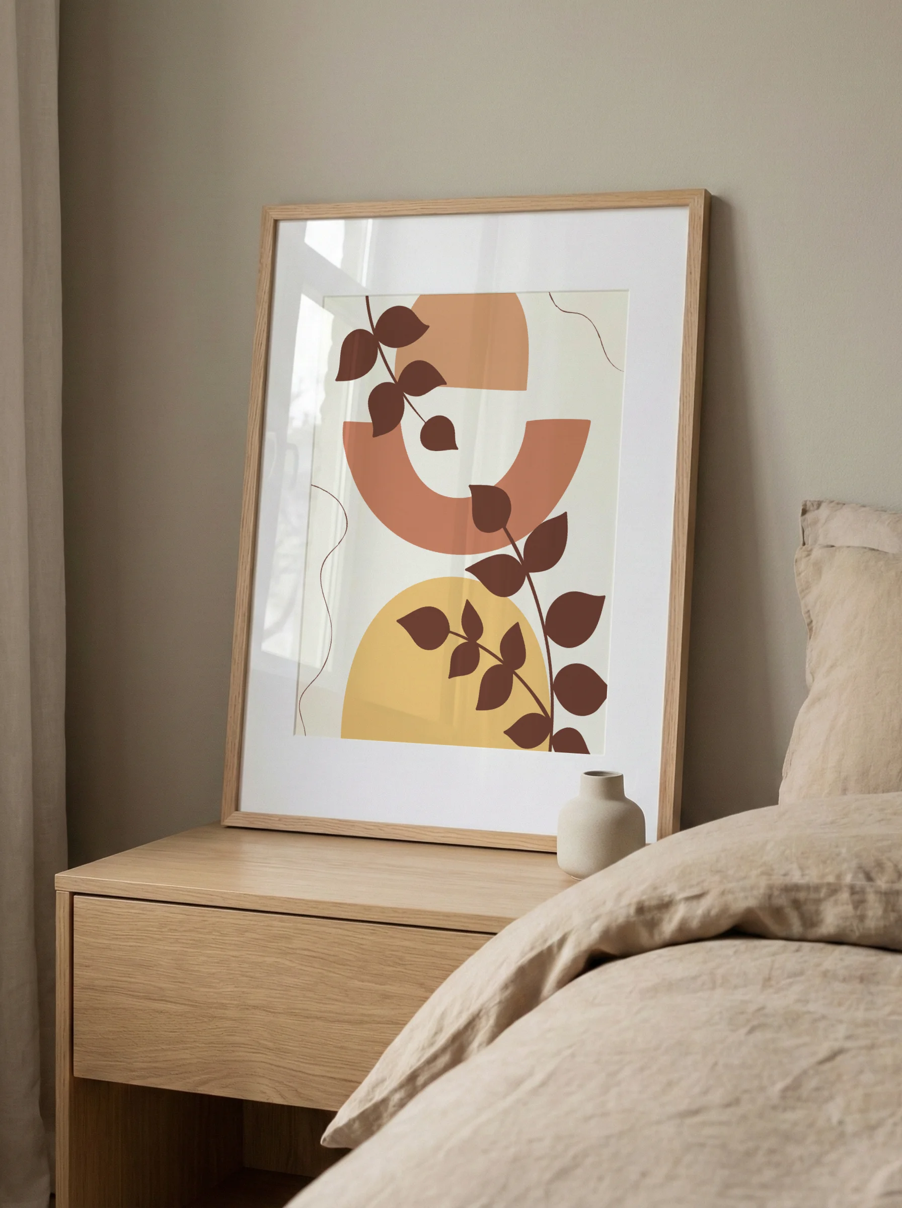 Plakat Liście Mocha Nr. 2 - obrazek 2