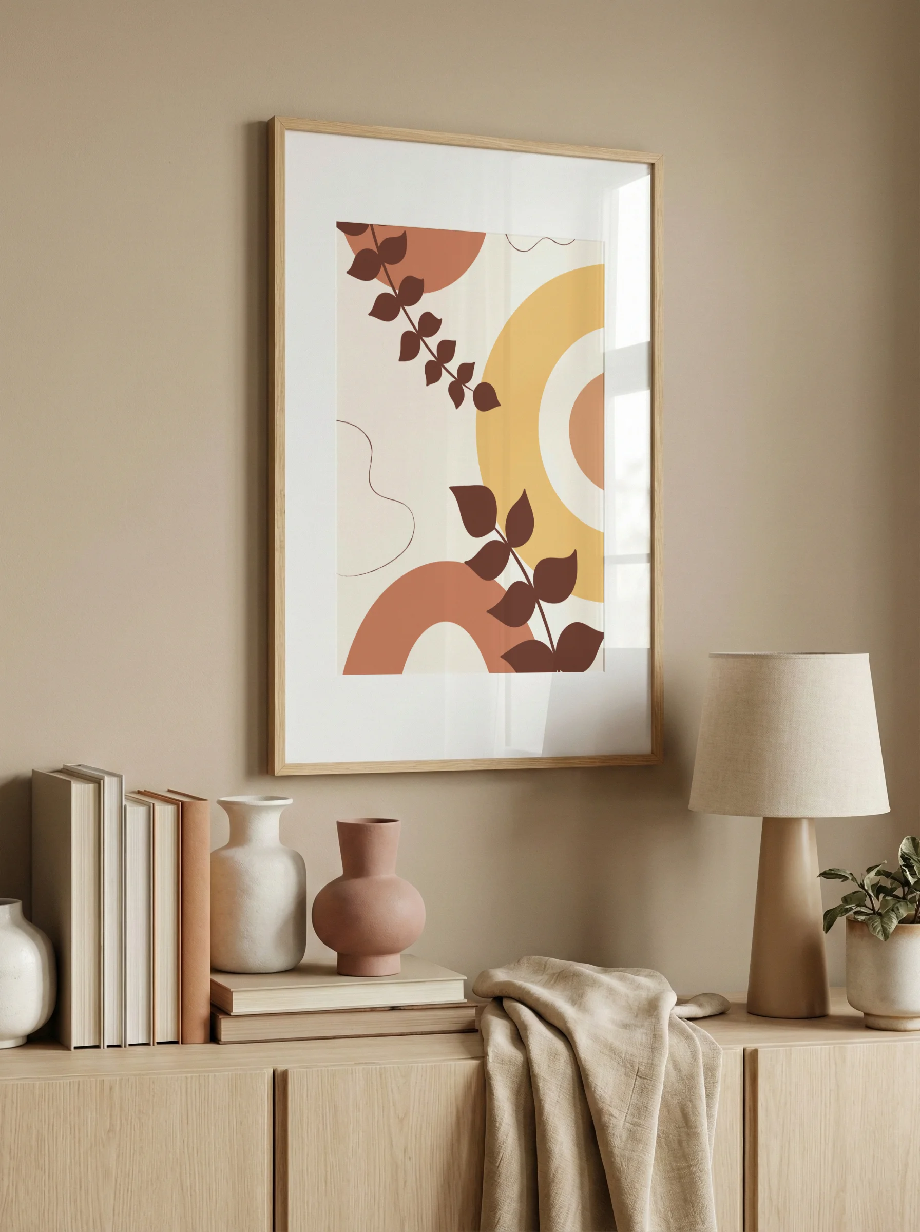 Plakat Liście Mocha Nr. 4 - obrazek 2
