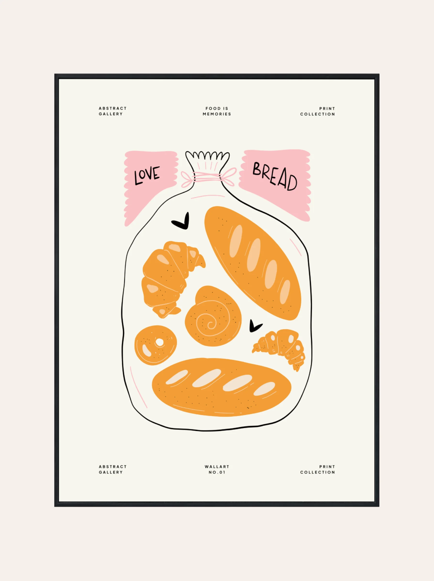 Plakat Love Bread