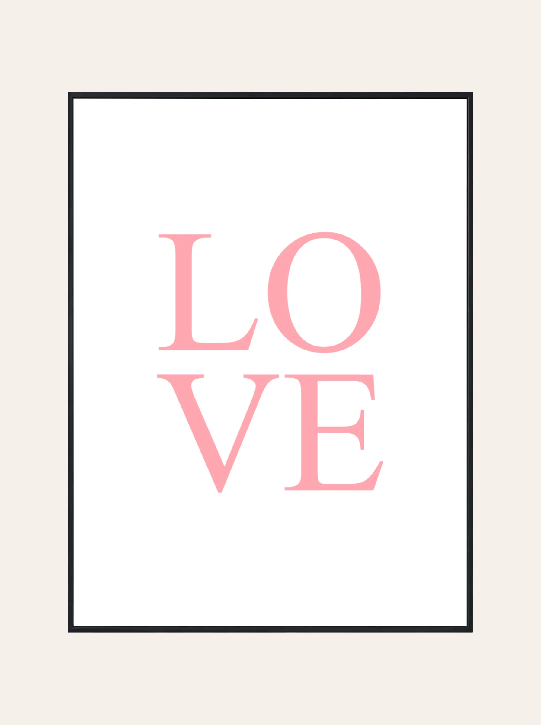 Plakat Love Róż