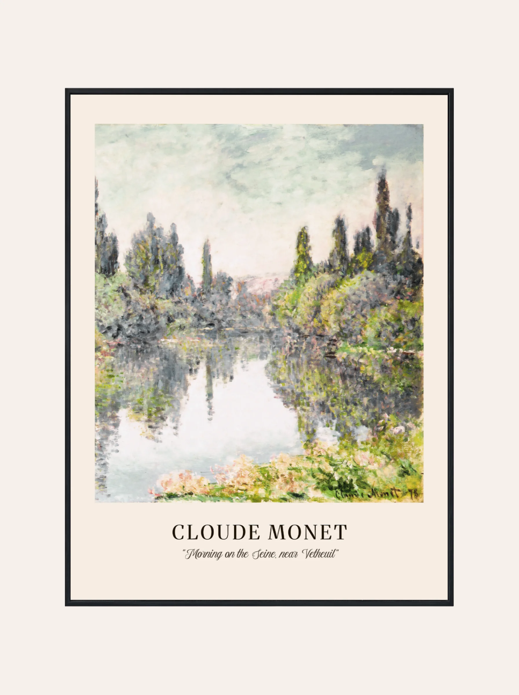 Plakat Morning on the Seine