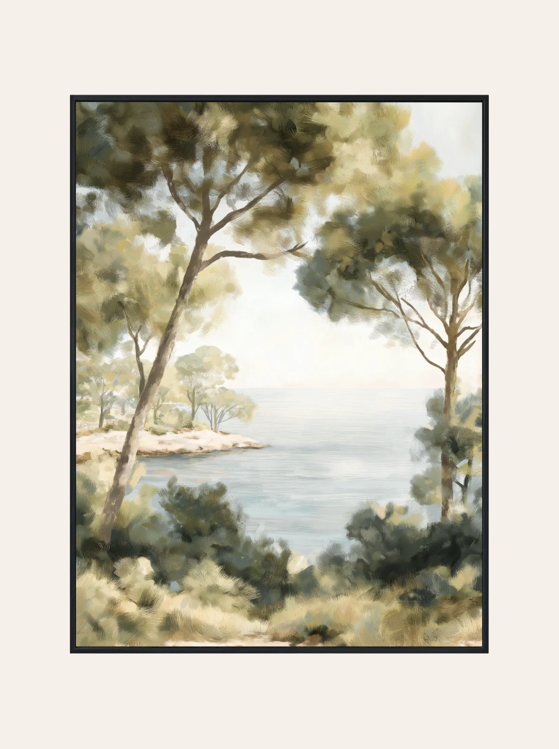 Plakat Nadmorskie Drzewa